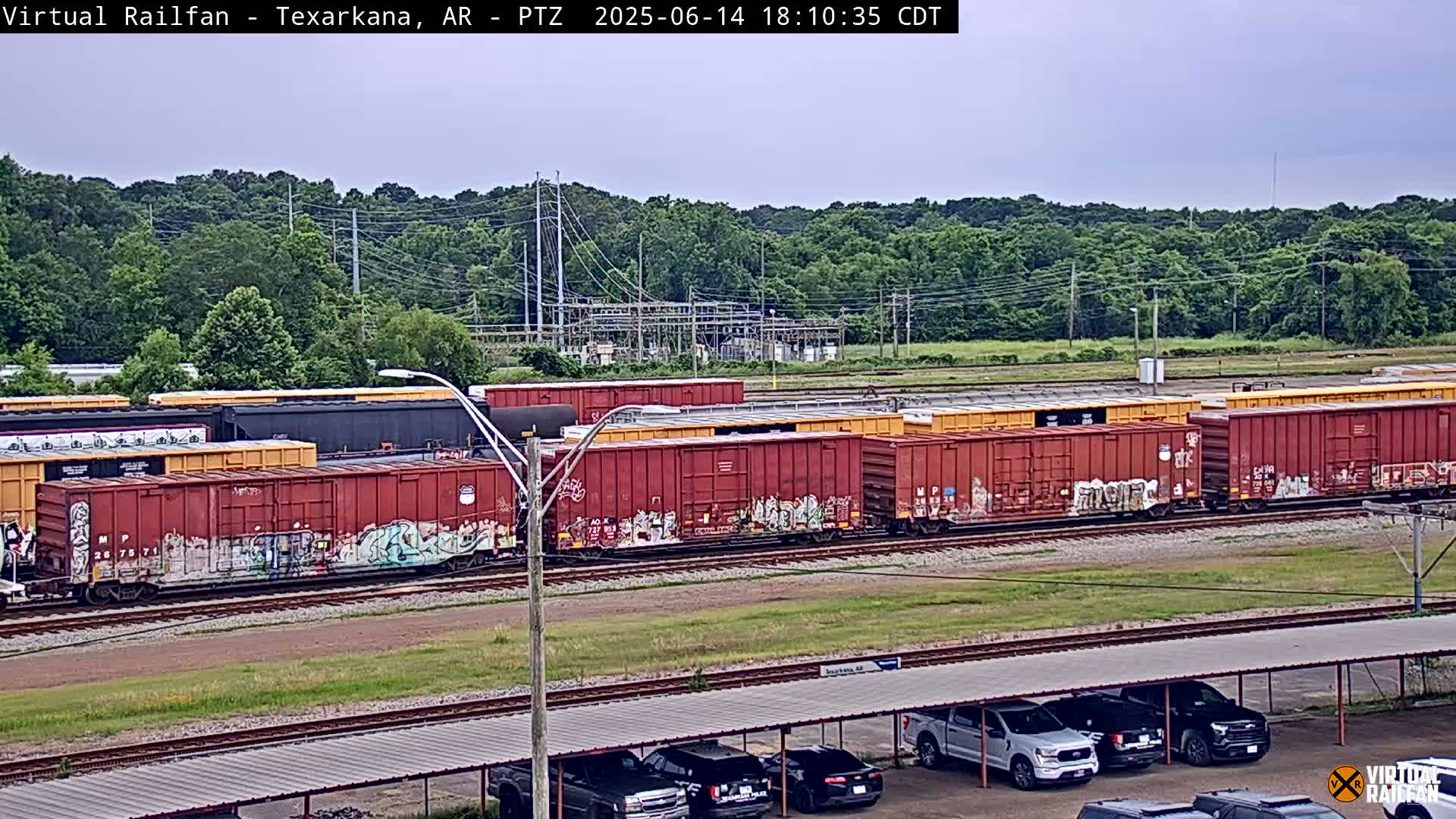 Texarkana Train Depot & Railroad Crossing Live Cam - Texarkana,Miller, Arkansas, USA 