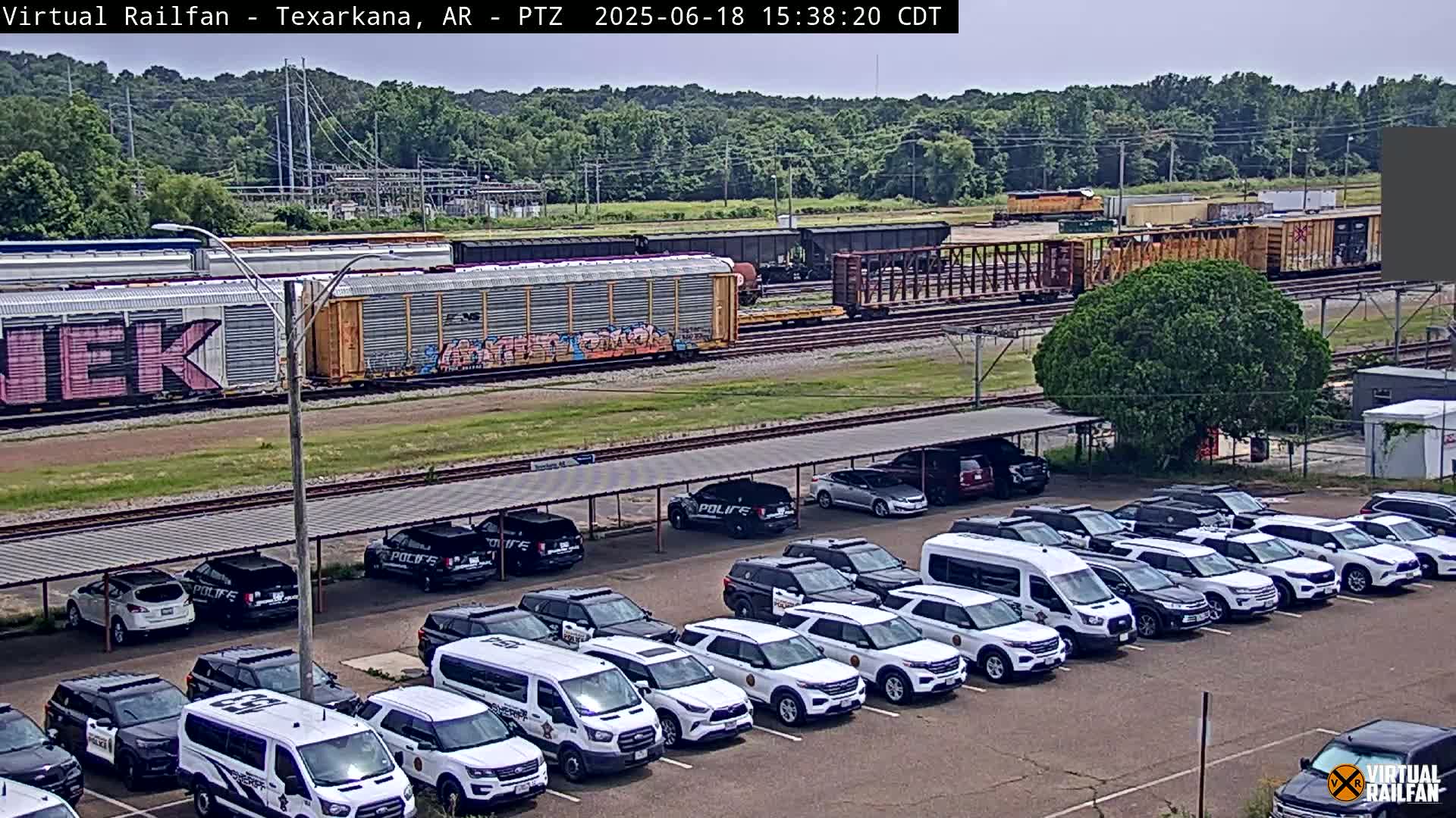 Texarkana Train Depot & Railroad Crossing Live Cam - Texarkana,Miller, Arkansas, USA 