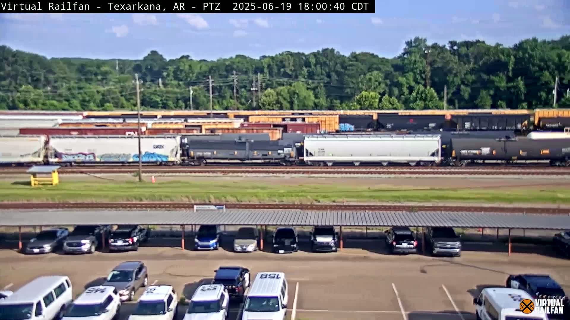 Texarkana Train Depot & Railroad Crossing Live Cam - Texarkana,Miller, Arkansas, USA 