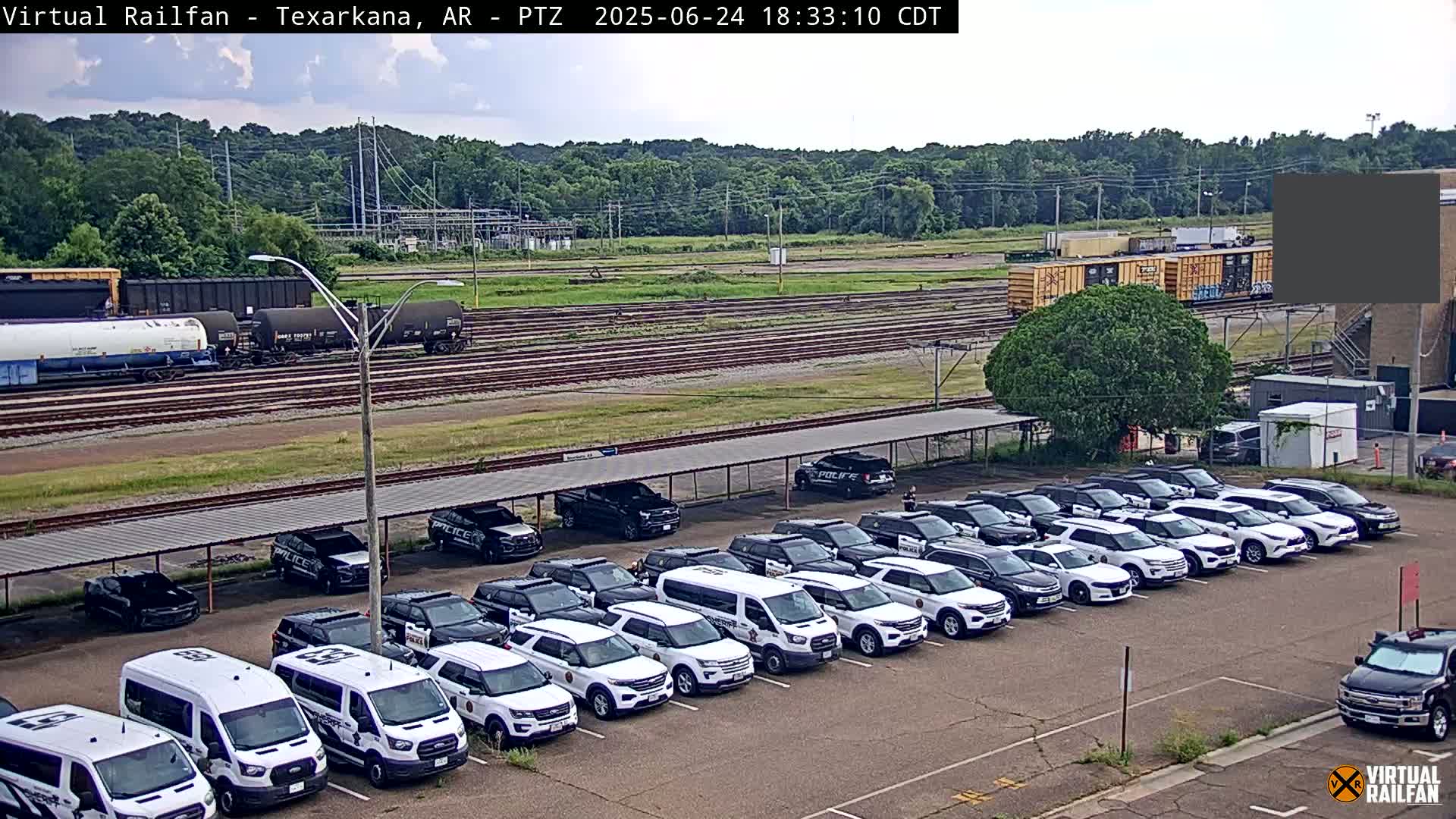 Texarkana Train Depot & Railroad Crossing Live Cam - Texarkana,Miller, Arkansas, USA 