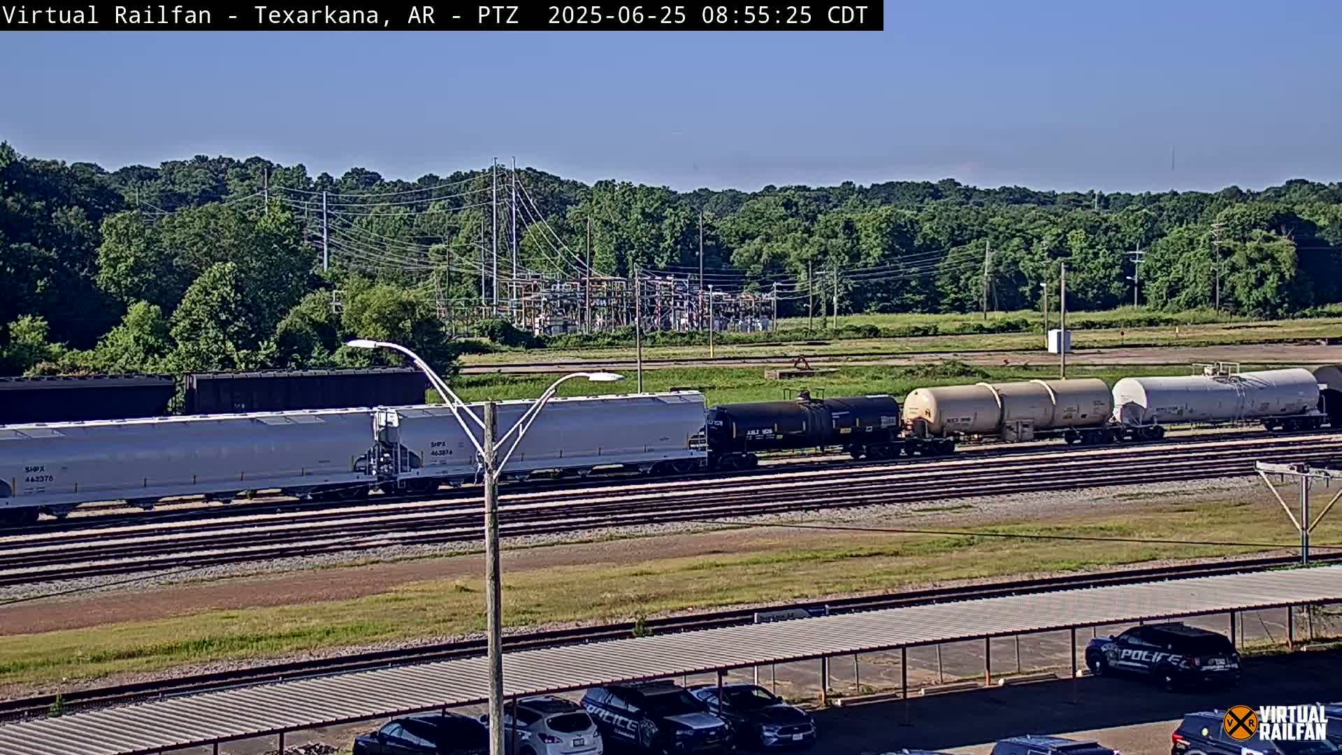 Texarkana Train Depot & Railroad Crossing Live Cam - Texarkana,Miller, Arkansas, USA 