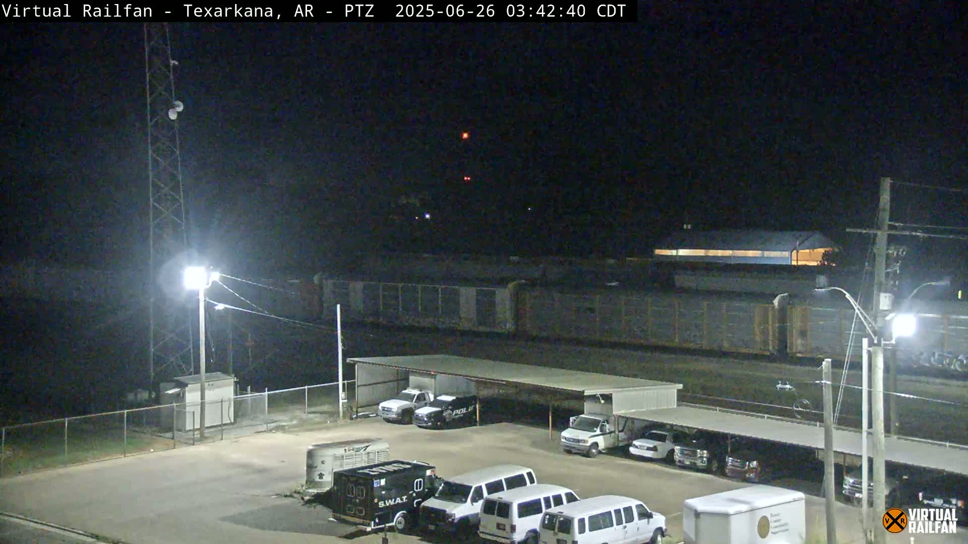 Texarkana Train Depot & Railroad Crossing Live Cam - Texarkana,Miller, Arkansas, USA 
