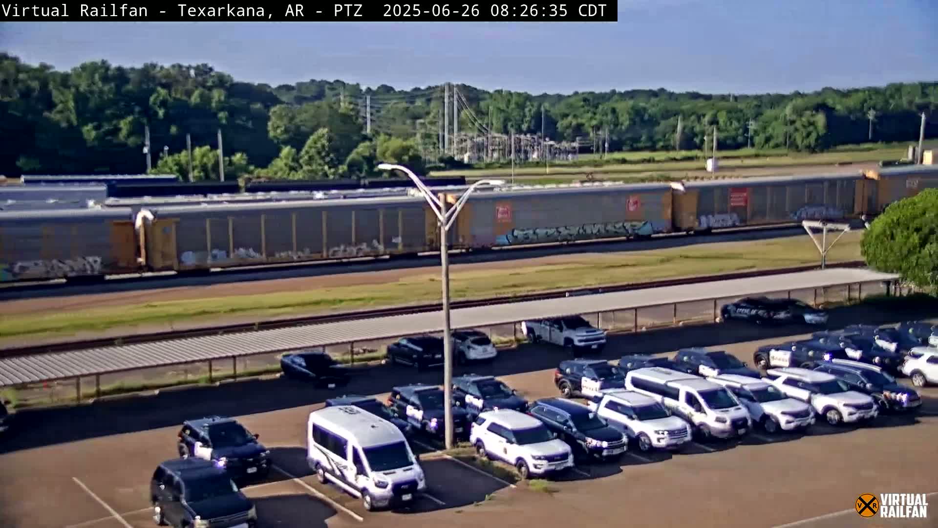 Texarkana Train Depot & Railroad Crossing Live Cam - Texarkana,Miller, Arkansas, USA 