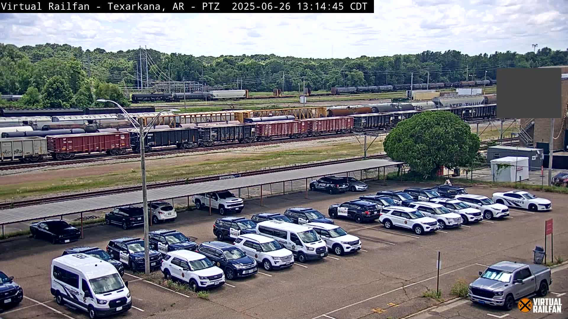Texarkana Train Depot & Railroad Crossing Live Cam - Texarkana,Miller, Arkansas, USA 