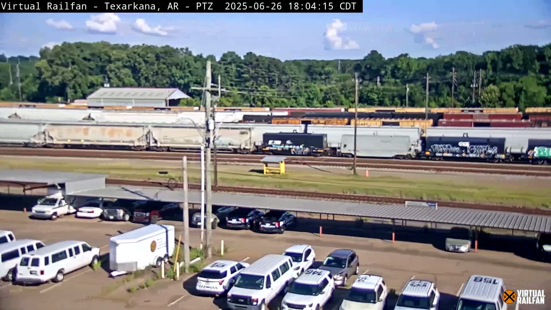Texarkana Train Depot & Railroad Crossing Live Cam - Texarkana,Miller, Arkansas, USA 