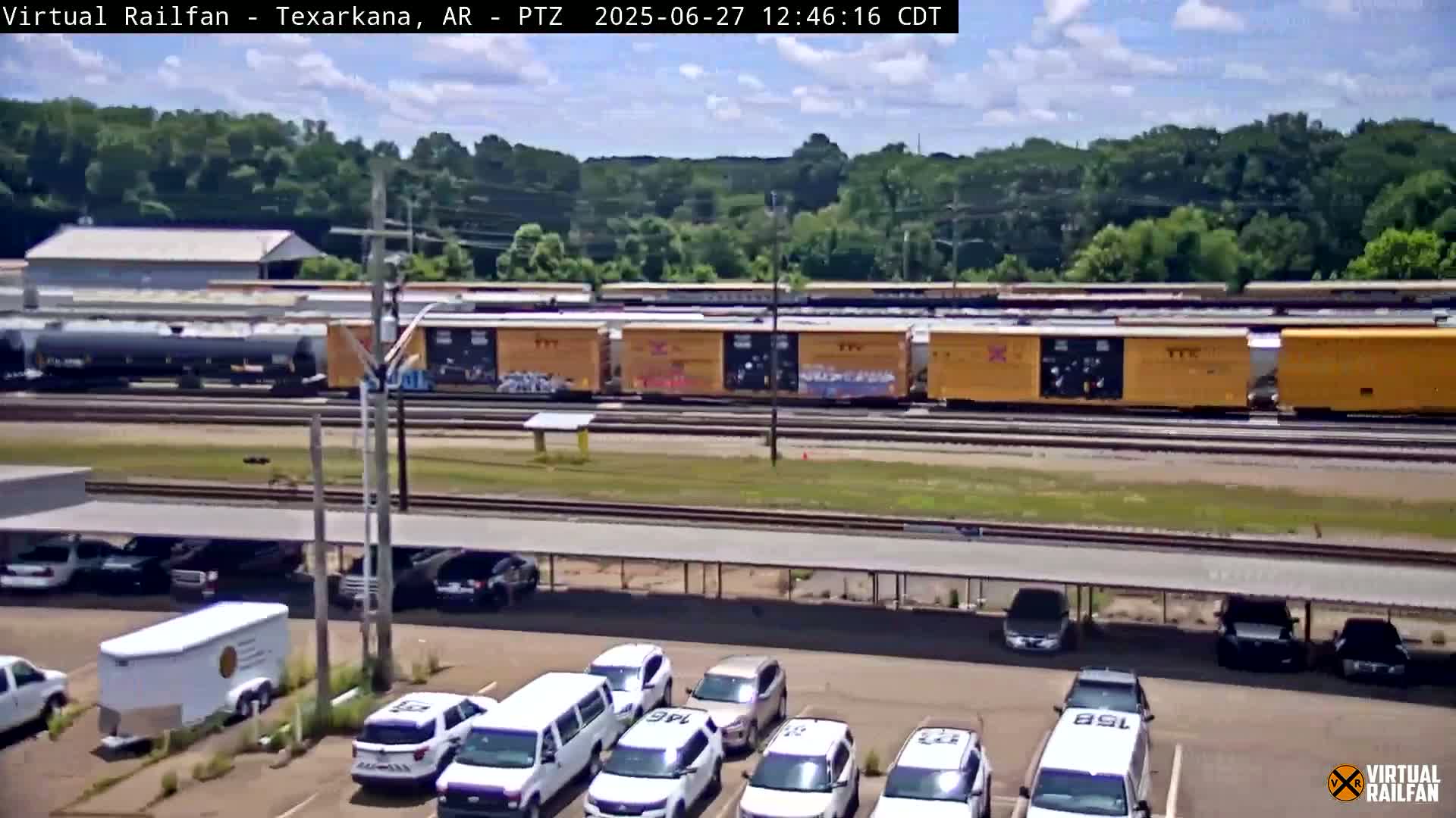 Texarkana Train Depot & Railroad Crossing Live Cam - Texarkana,Miller, Arkansas, USA 