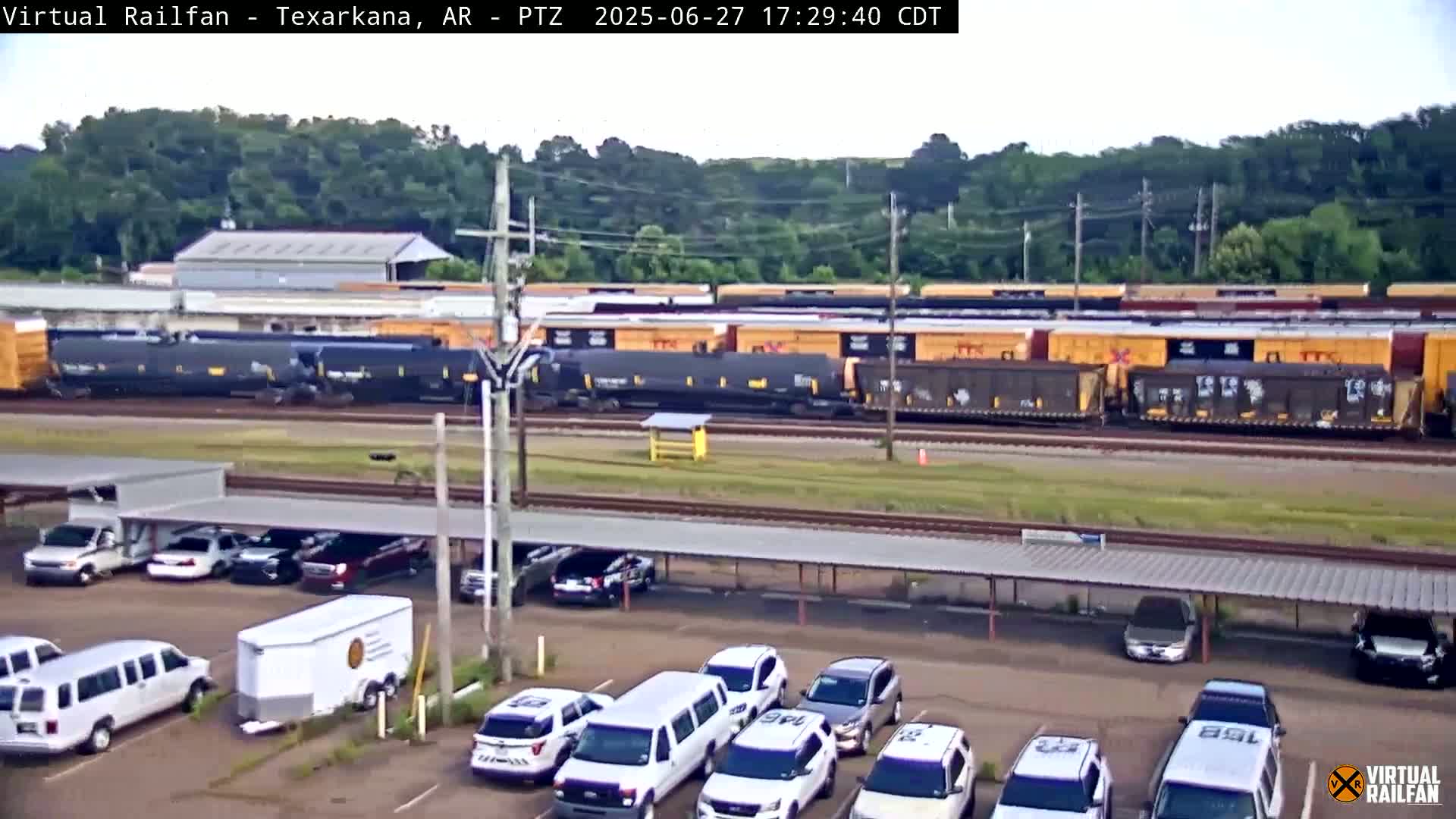 Texarkana Train Depot & Railroad Crossing Live Cam - Texarkana,Miller, Arkansas, USA 