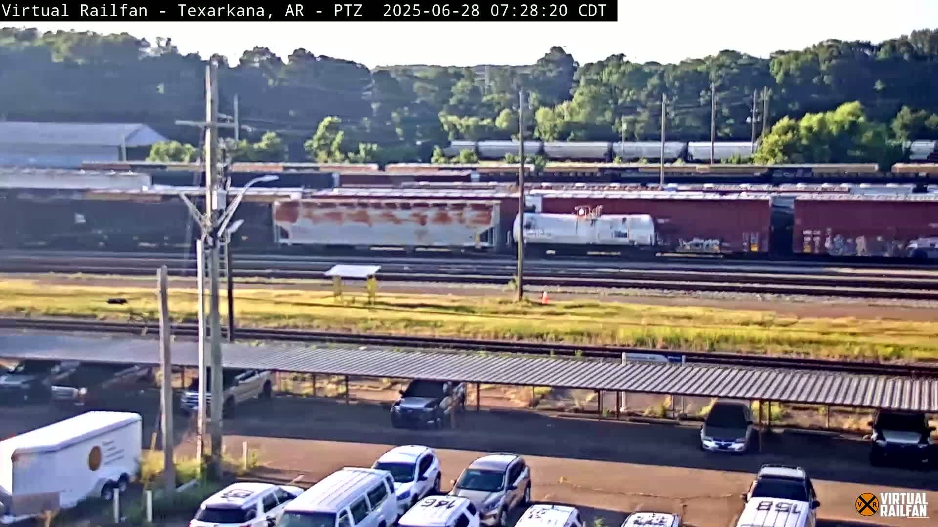 Texarkana Train Depot & Railroad Crossing Live Cam - Texarkana,Miller, Arkansas, USA 