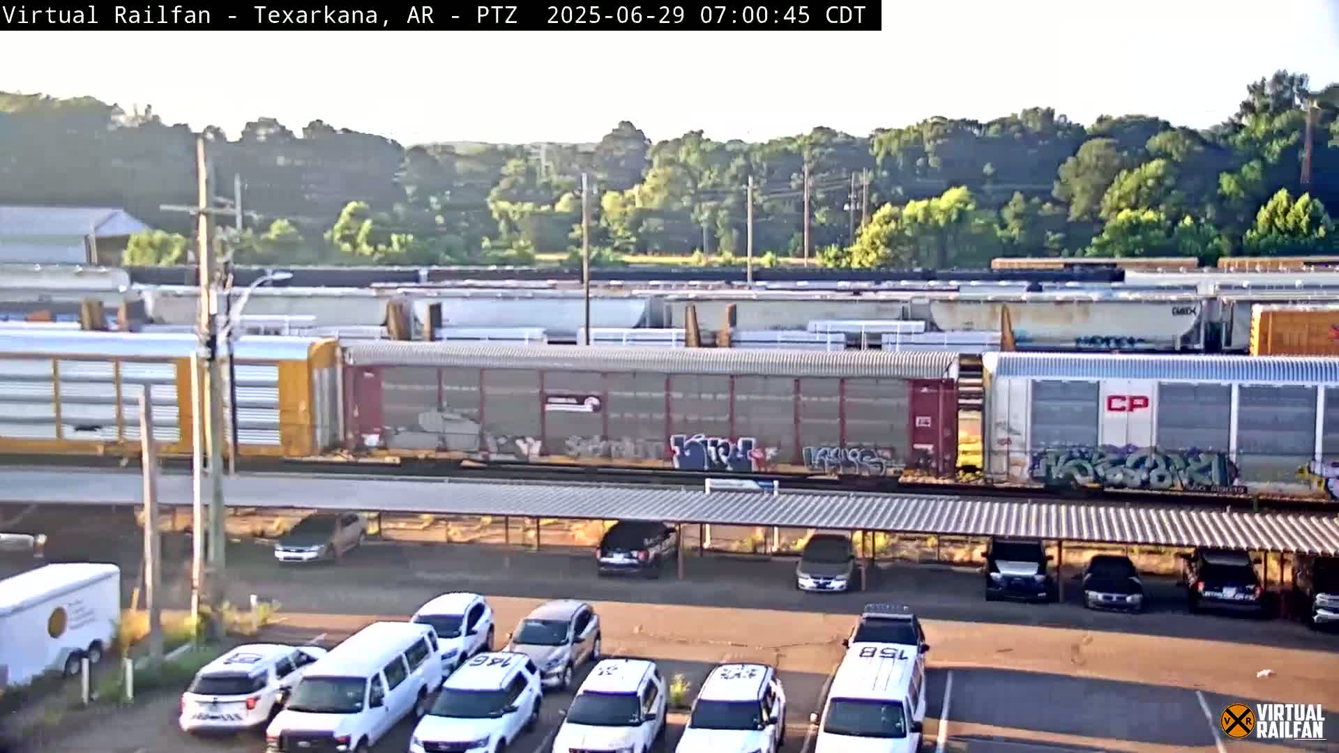 Texarkana Train Depot & Railroad Crossing Live Cam - Texarkana,Miller, Arkansas, USA 