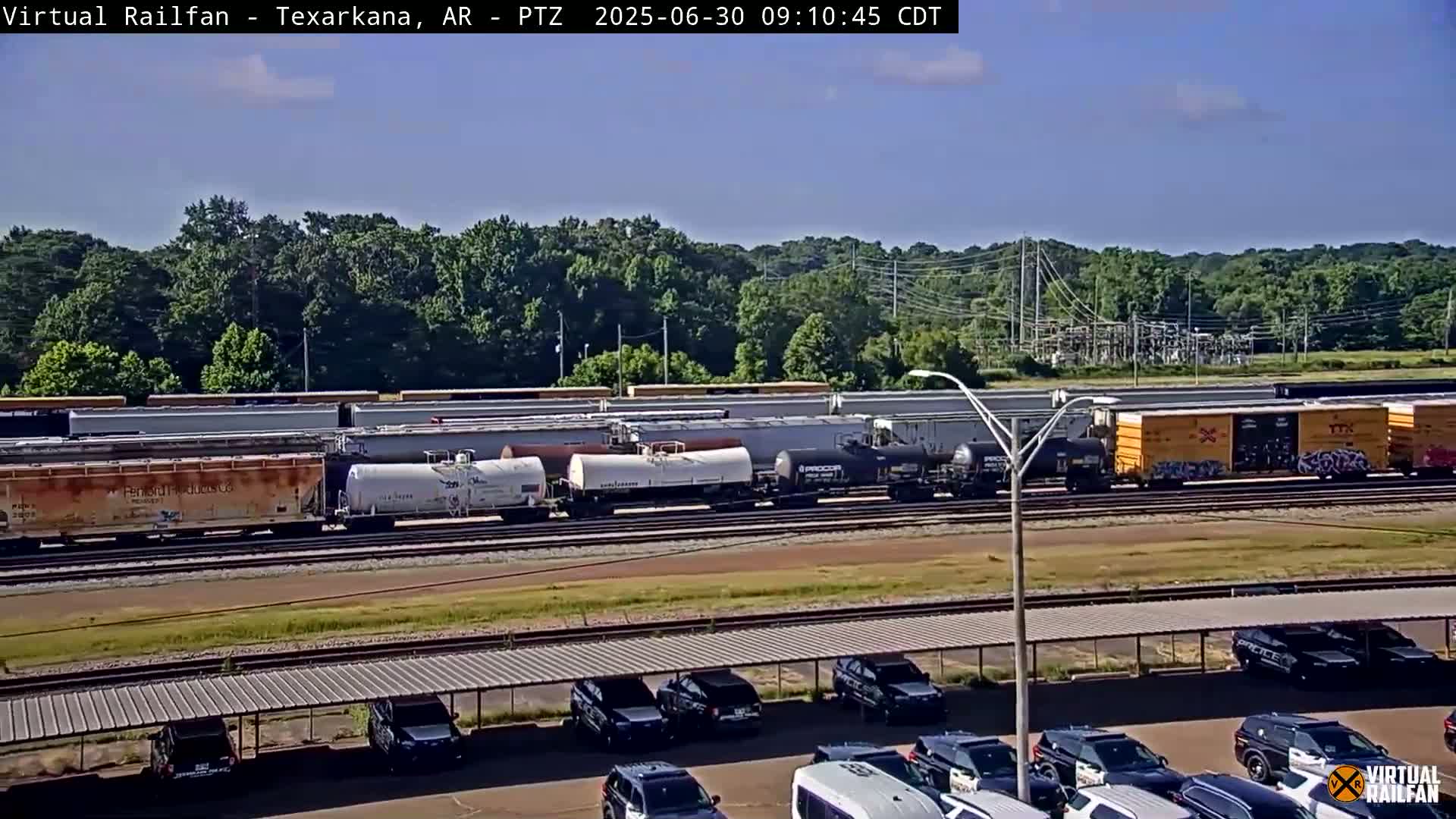 Texarkana Train Depot & Railroad Crossing Live Cam - Texarkana,Miller, Arkansas, USA 