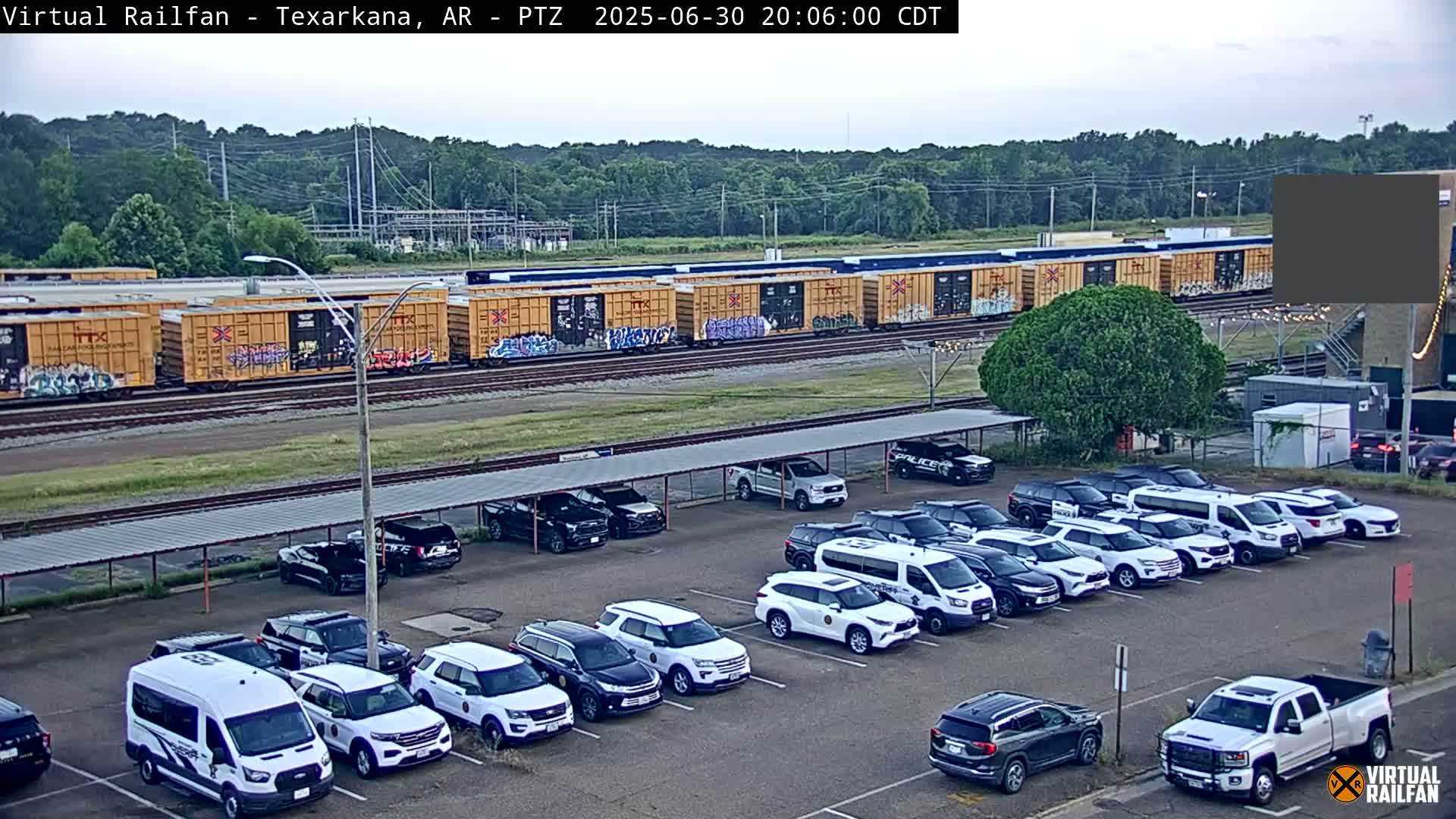 Texarkana Train Depot & Railroad Crossing Live Cam - Texarkana,Miller, Arkansas, USA 