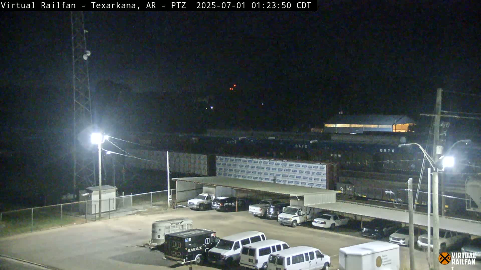 Texarkana Train Depot & Railroad Crossing Live Cam - Texarkana,Miller, Arkansas, USA 