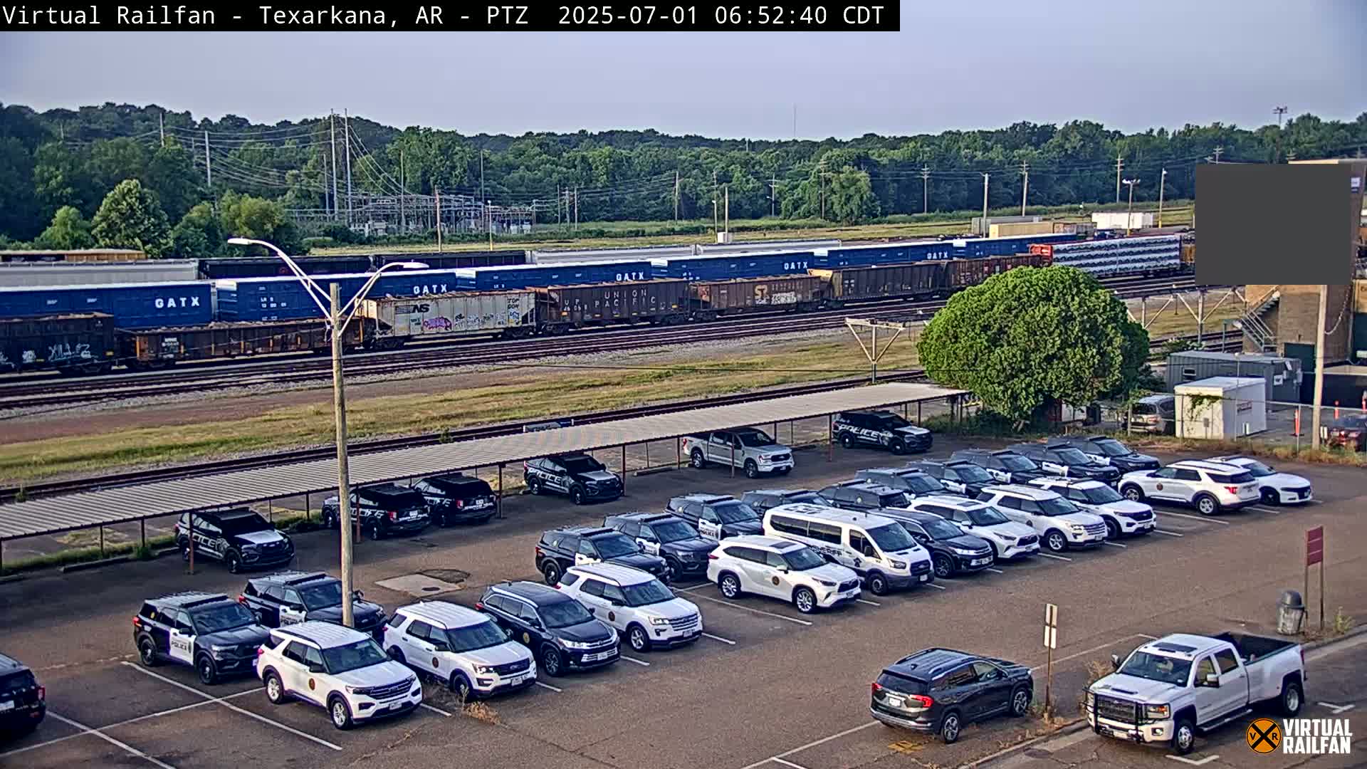 Texarkana Train Depot & Railroad Crossing Live Cam - Texarkana,Miller, Arkansas, USA 