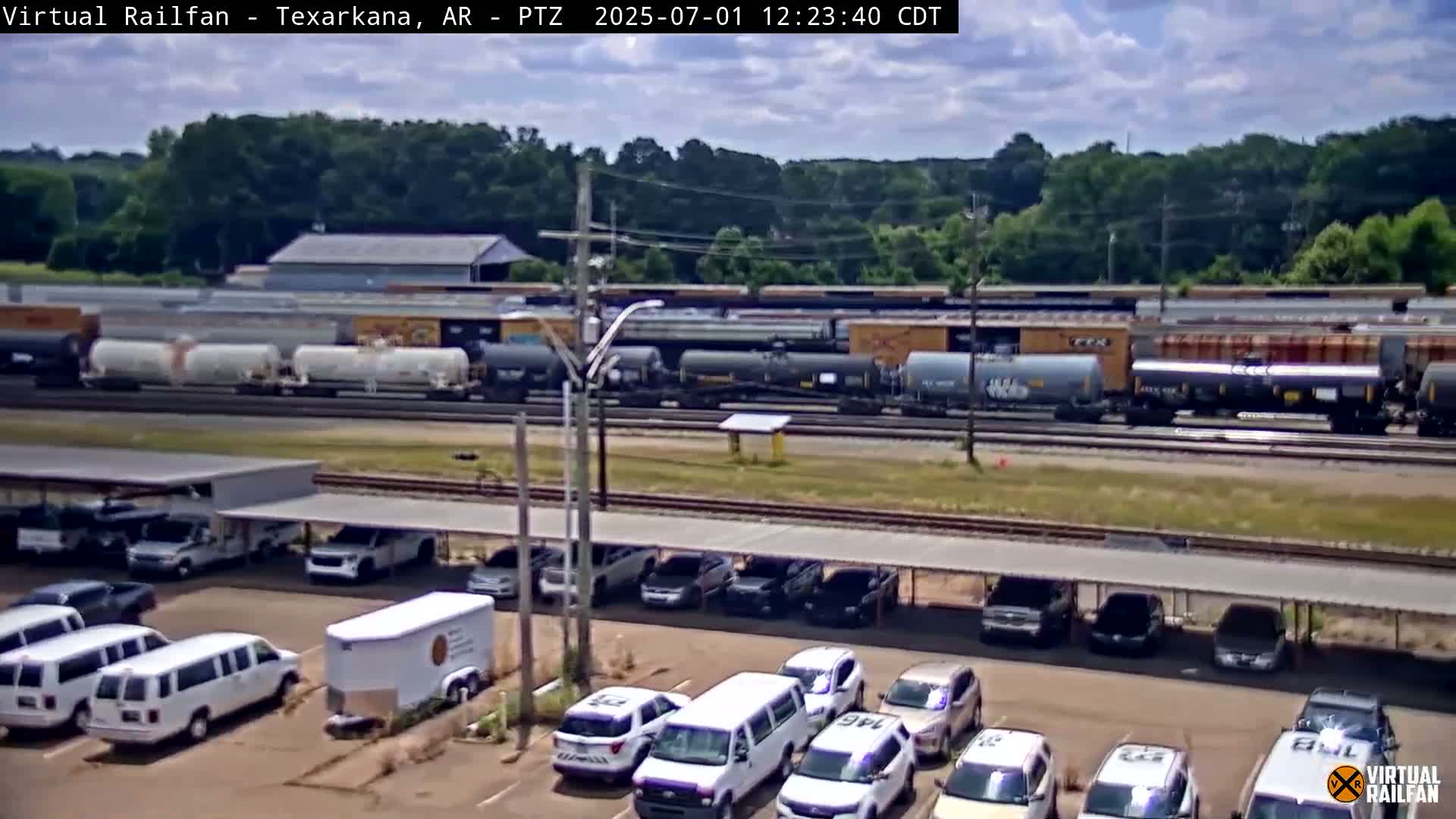 Texarkana Train Depot & Railroad Crossing Live Cam - Texarkana,Miller, Arkansas, USA 