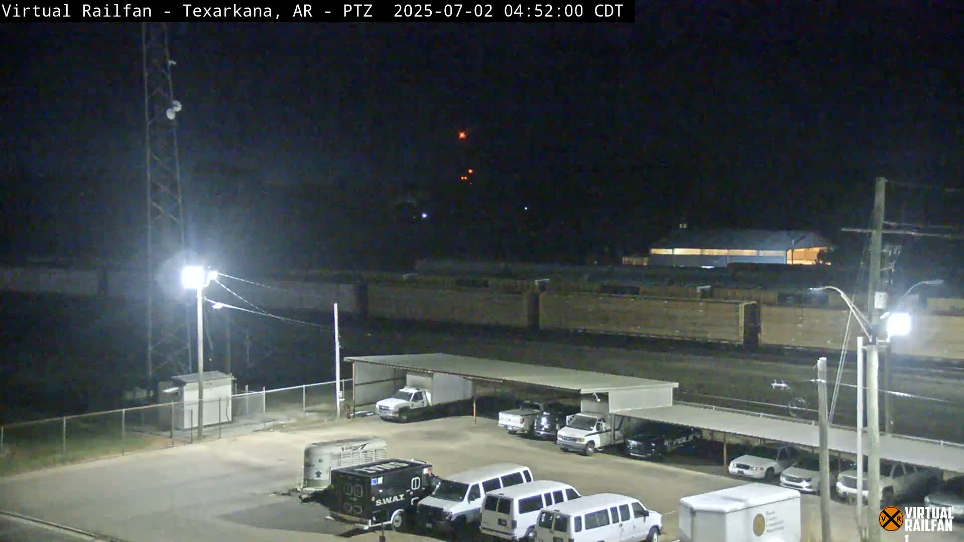 Texarkana Train Depot & Railroad Crossing Live Cam - Texarkana,Miller, Arkansas, USA 