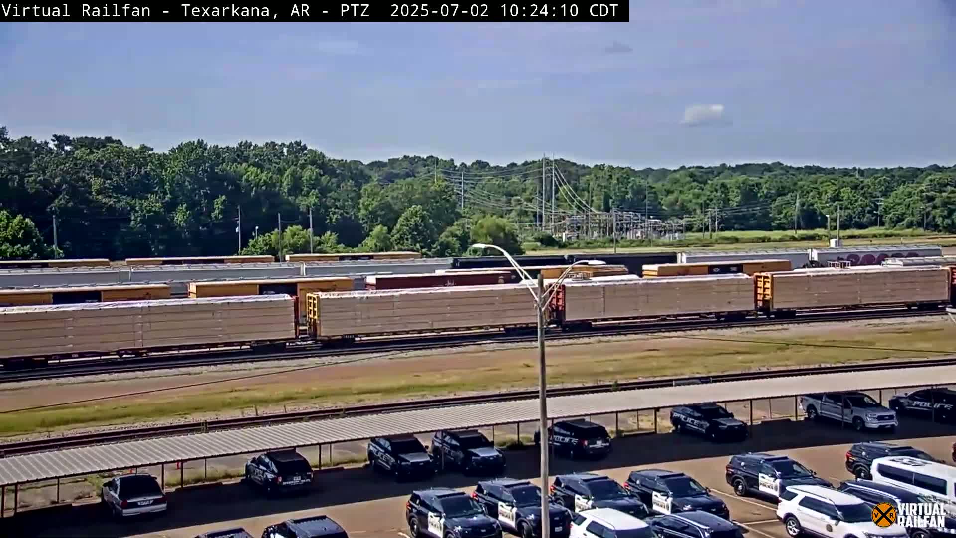 Texarkana Train Depot & Railroad Crossing Live Cam - Texarkana,Miller, Arkansas, USA 