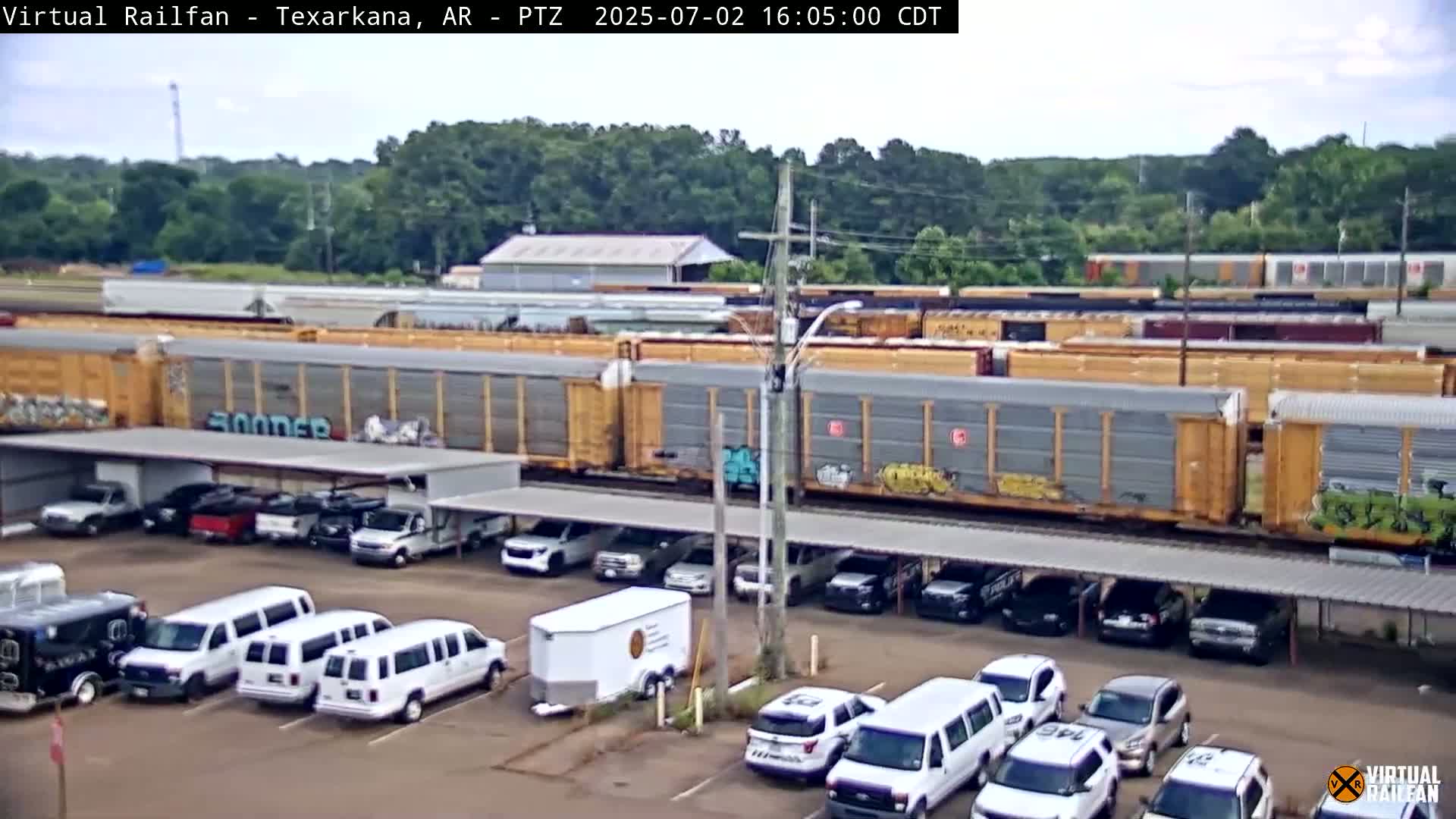 Texarkana Train Depot & Railroad Crossing Live Cam - Texarkana,Miller, Arkansas, USA 