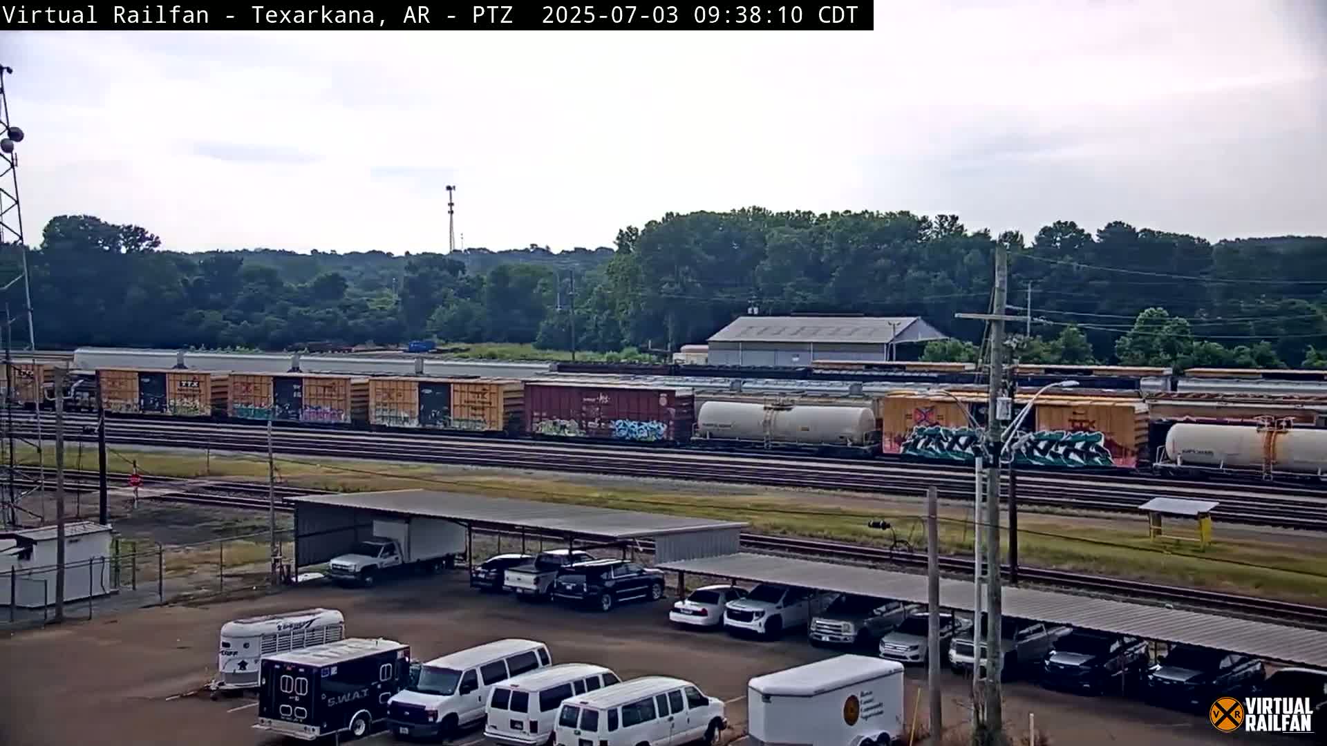 Texarkana Train Depot & Railroad Crossing Live Cam - Texarkana,Miller, Arkansas, USA 