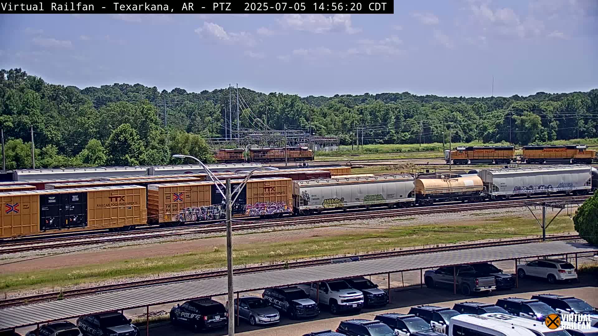 Texarkana Train Depot & Railroad Crossing Live Cam - Texarkana,Miller, Arkansas, USA 