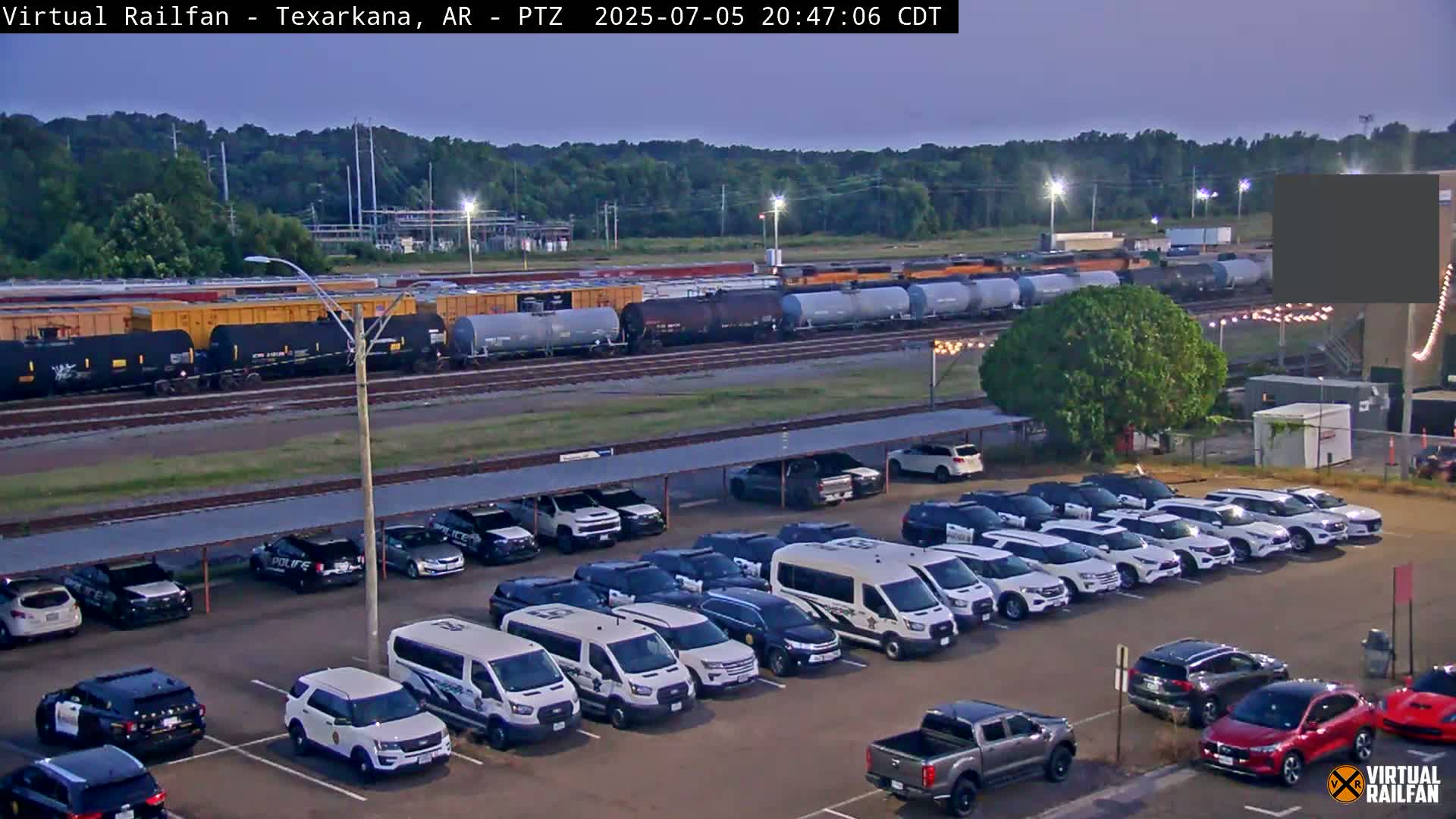 Texarkana Train Depot & Railroad Crossing Live Cam - Texarkana,Miller, Arkansas, USA 