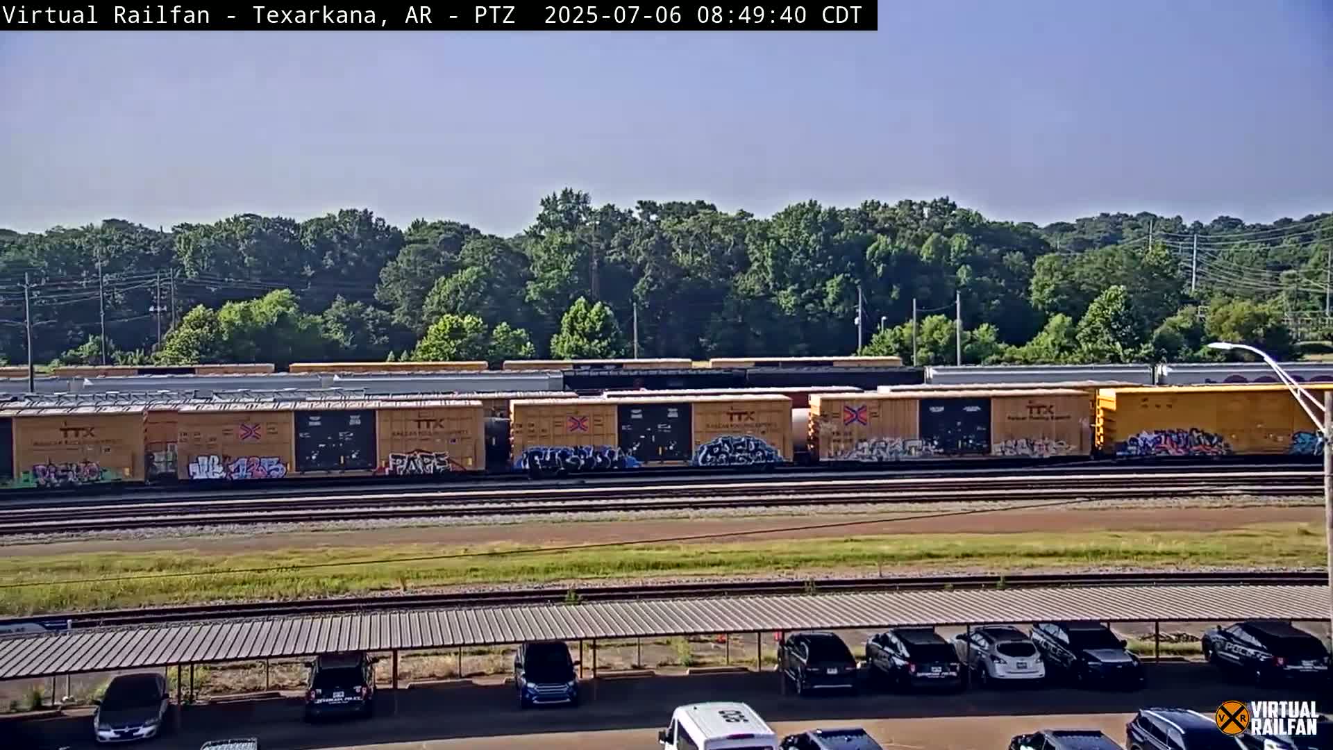 Texarkana Train Depot & Railroad Crossing Live Cam - Texarkana,Miller, Arkansas, USA 