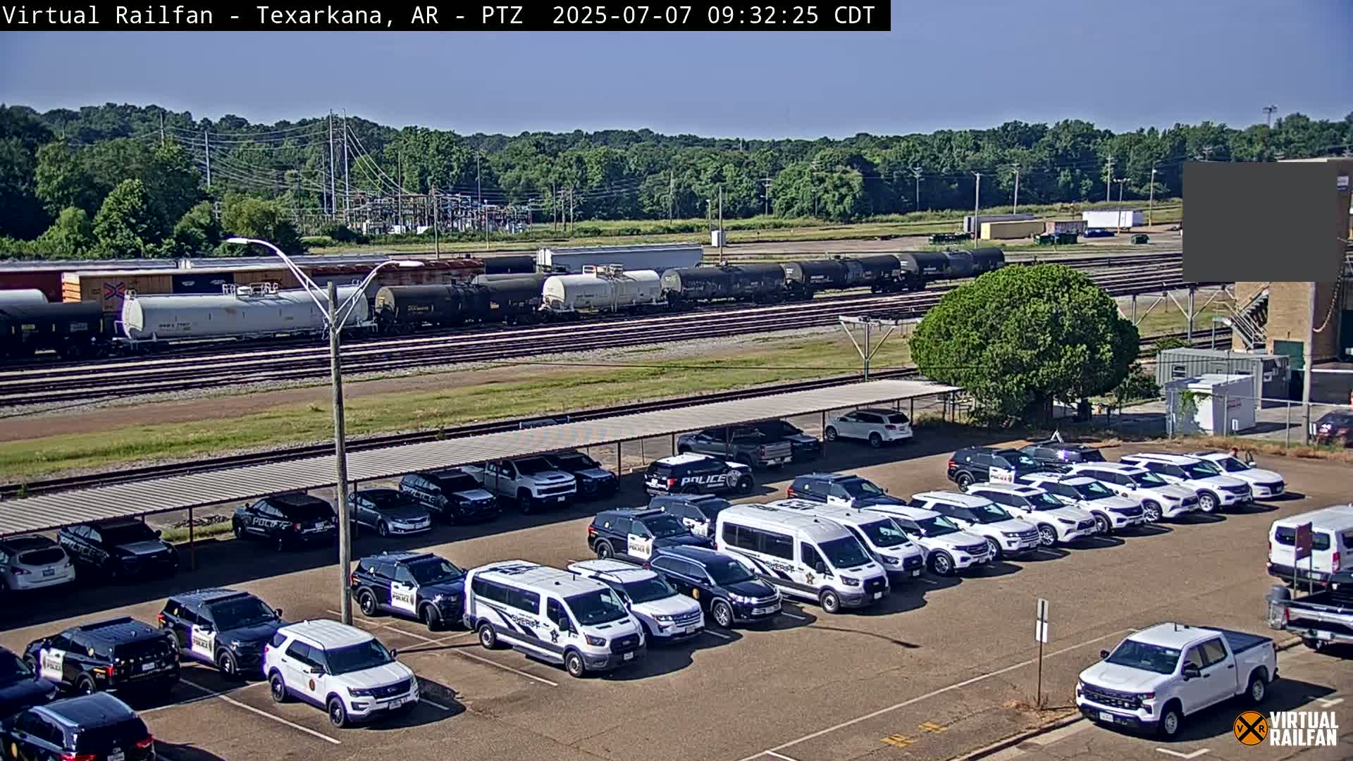 Texarkana Train Depot & Railroad Crossing Live Cam - Texarkana,Miller, Arkansas, USA 