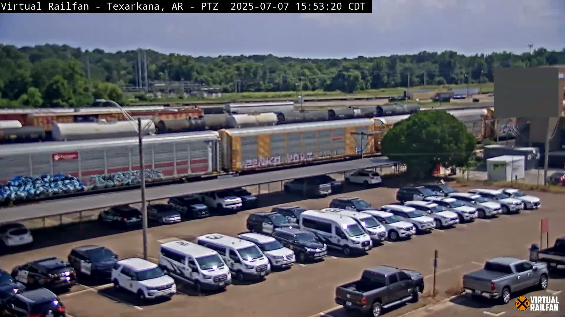 Texarkana Train Depot & Railroad Crossing Live Cam - Texarkana,Miller, Arkansas, USA 