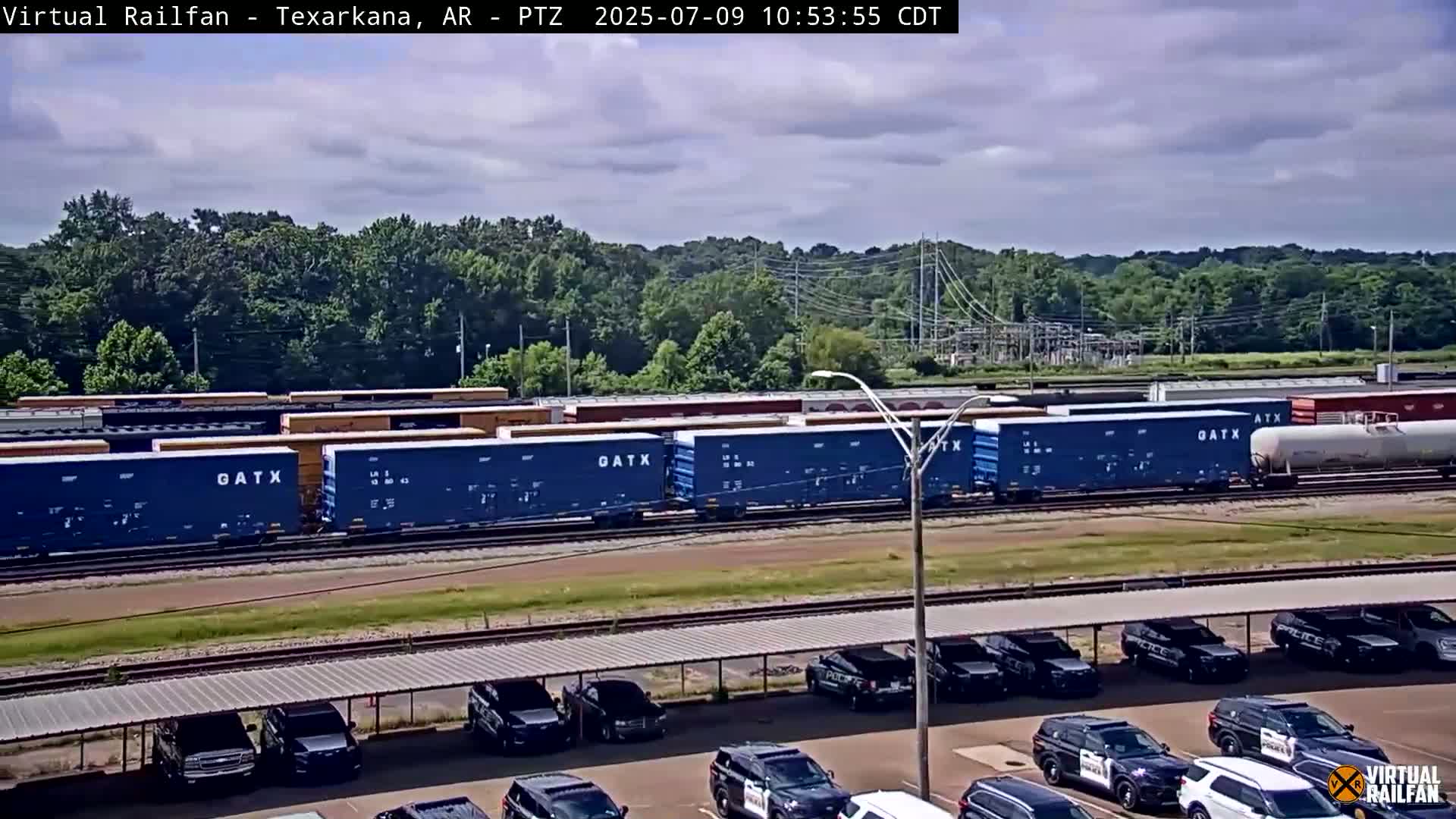 Texarkana Train Depot & Railroad Crossing Live Cam - Texarkana,Miller, Arkansas, USA 