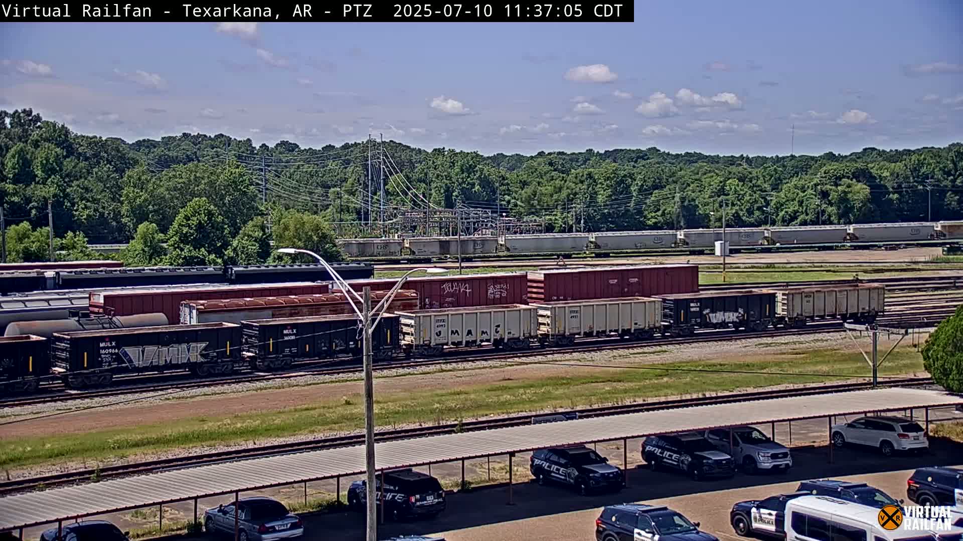 Texarkana Train Depot & Railroad Crossing Live Cam - Texarkana,Miller, Arkansas, USA 