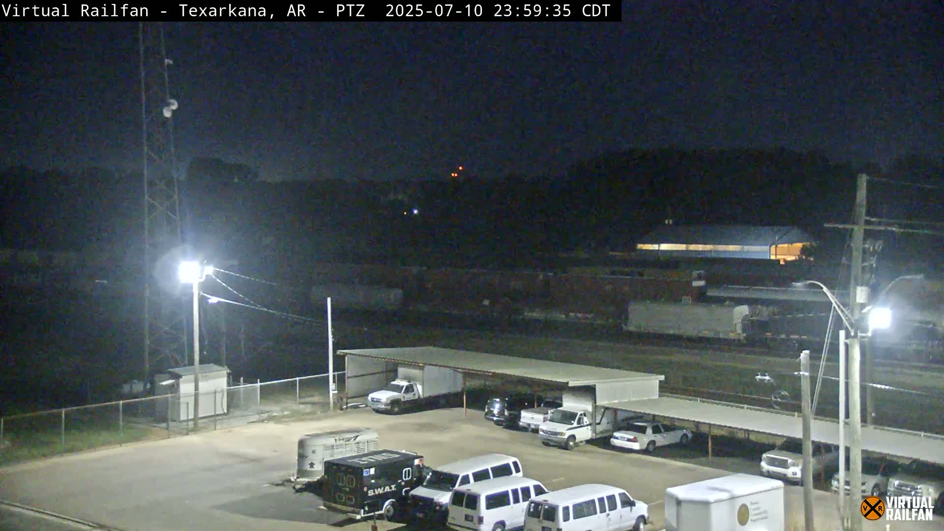 Texarkana Train Depot & Railroad Crossing Live Cam - Texarkana,Miller, Arkansas, USA 