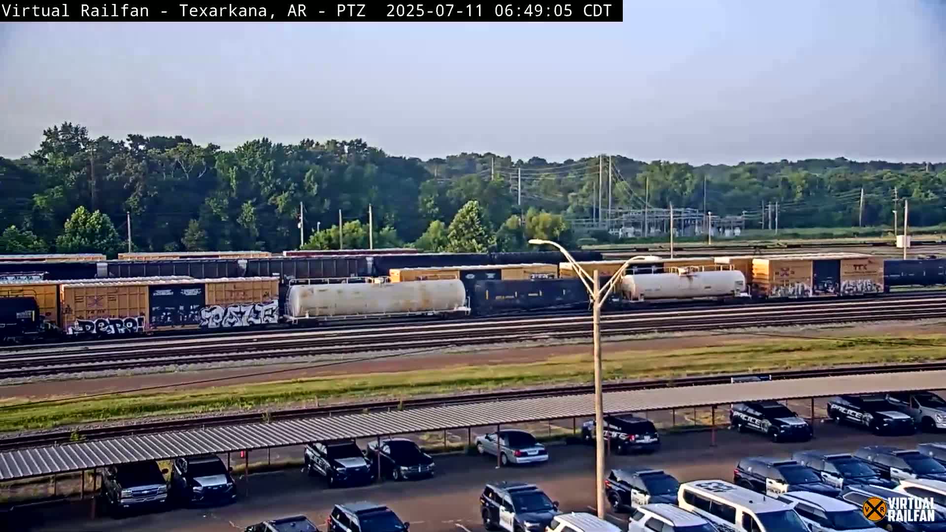 Texarkana Train Depot & Railroad Crossing Live Cam - Texarkana,Miller, Arkansas, USA 