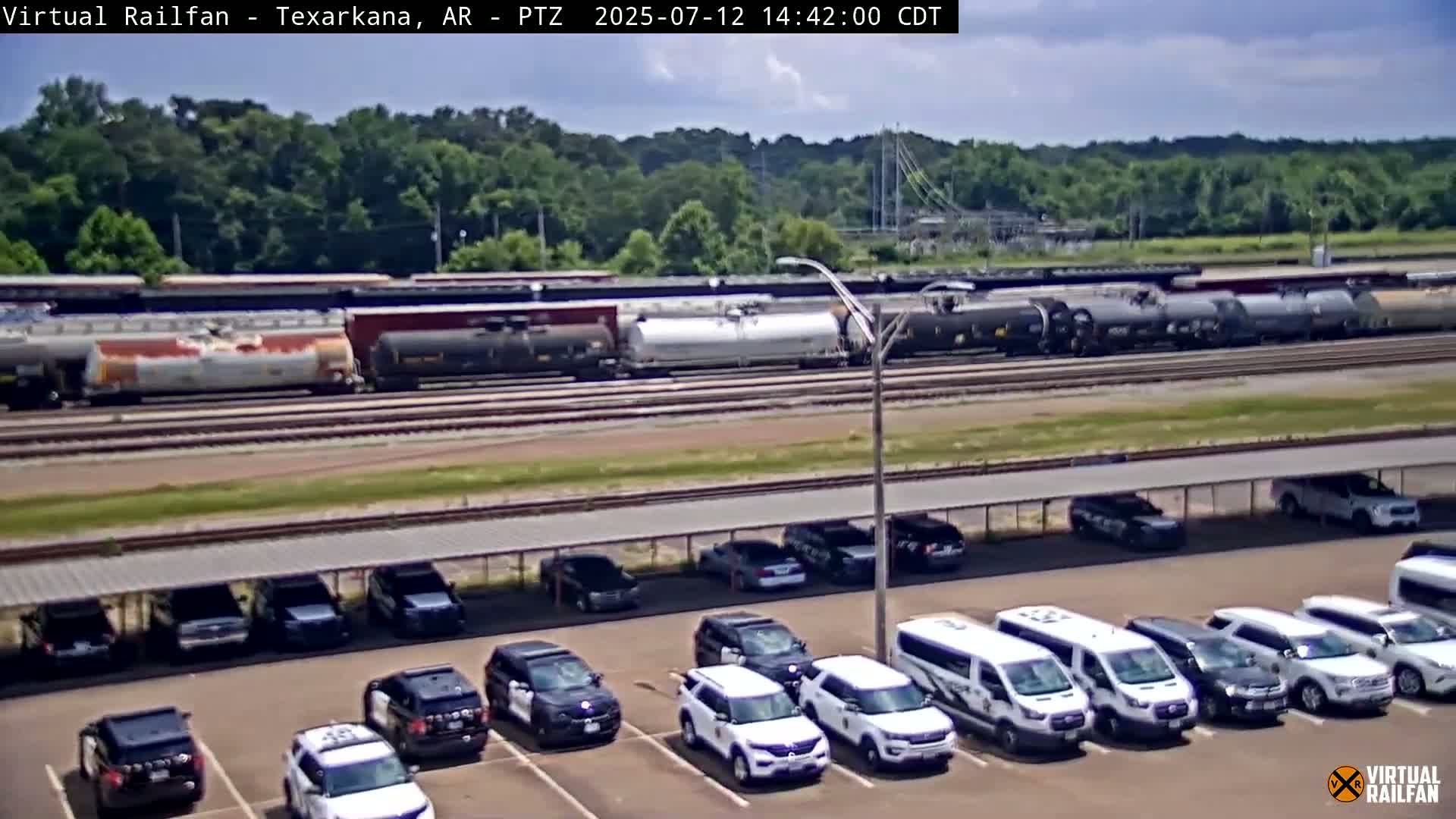Texarkana Train Depot & Railroad Crossing Live Cam - Texarkana,Miller, Arkansas, USA 