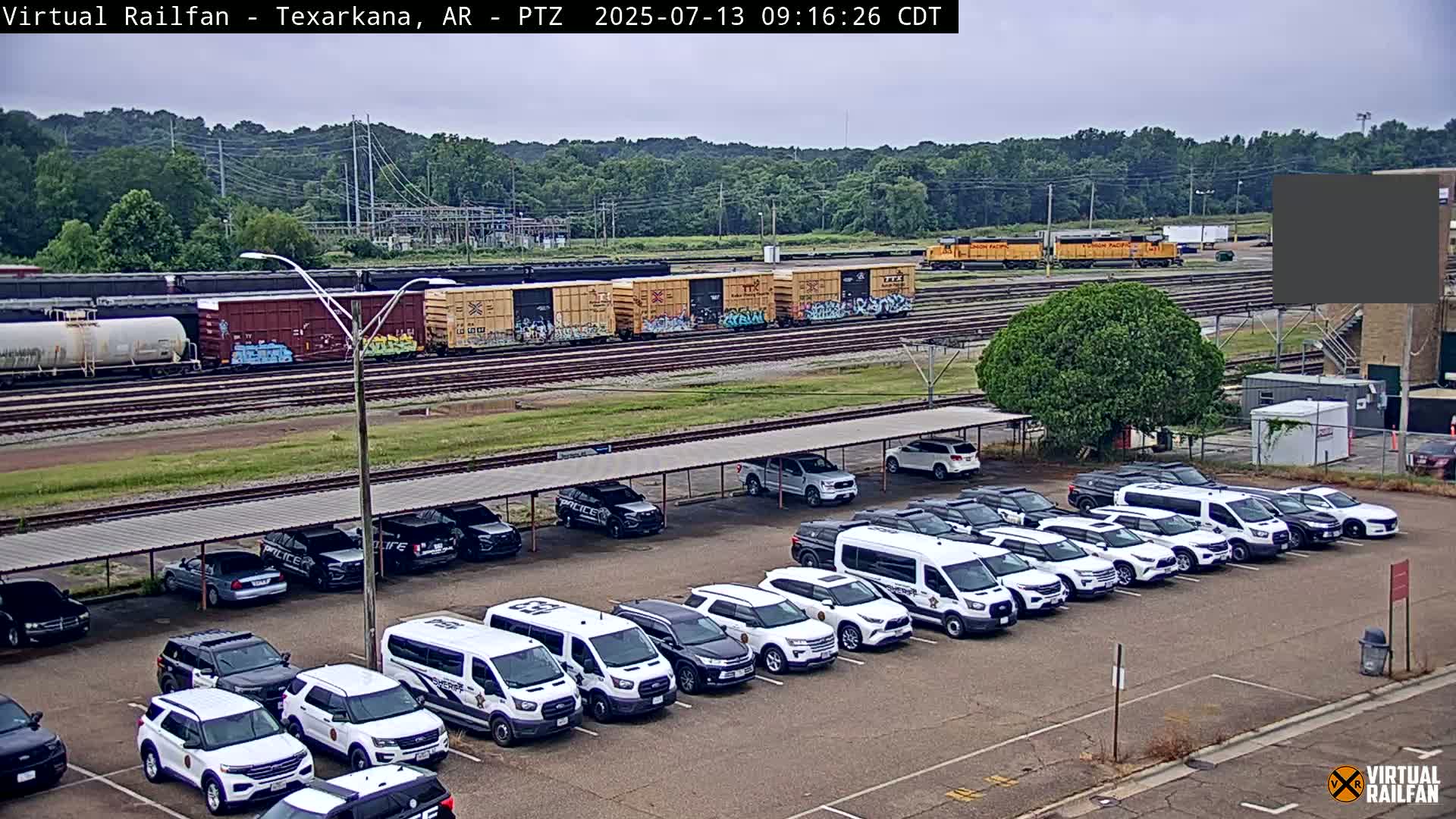Texarkana Train Depot & Railroad Crossing Live Cam - Texarkana,Miller, Arkansas, USA 