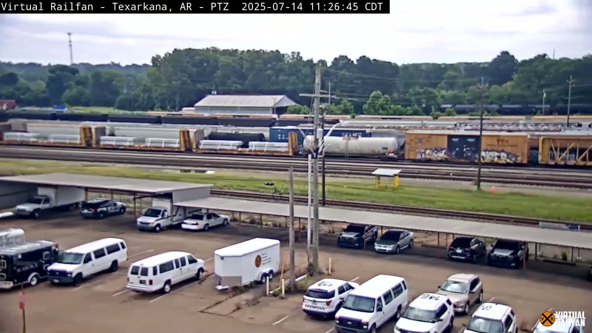 Texarkana Train Depot & Railroad Crossing Live Cam - Texarkana,Miller, Arkansas, USA 