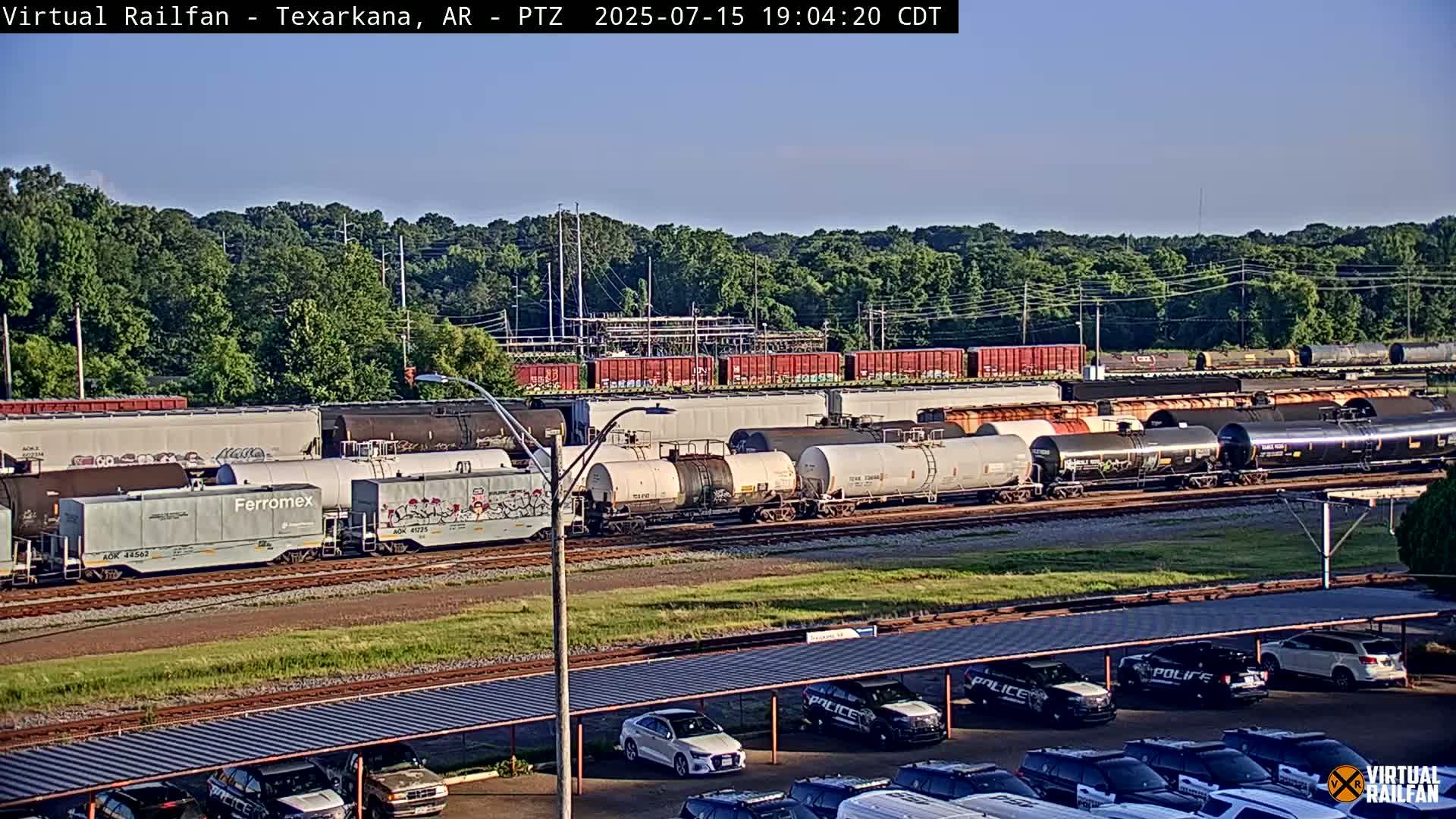 Texarkana Train Depot & Railroad Crossing Live Cam - Texarkana,Miller, Arkansas, USA 