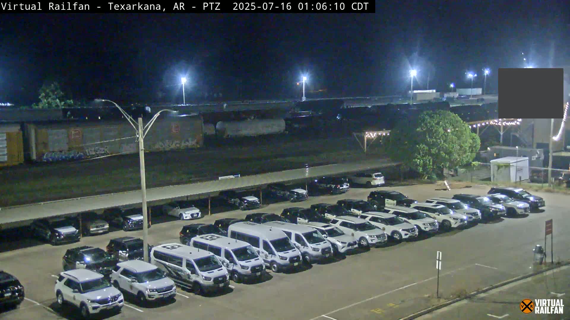 Texarkana Train Depot & Railroad Crossing Live Cam - Texarkana,Miller, Arkansas, USA 