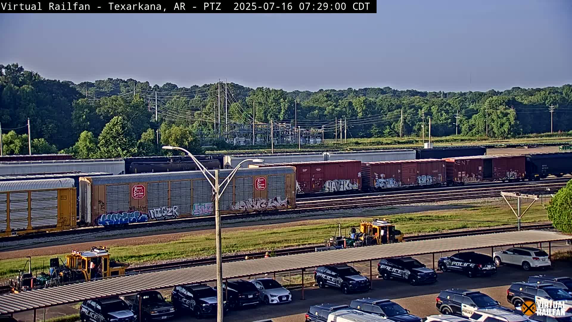 Texarkana Train Depot & Railroad Crossing Live Cam - Texarkana,Miller, Arkansas, USA 
