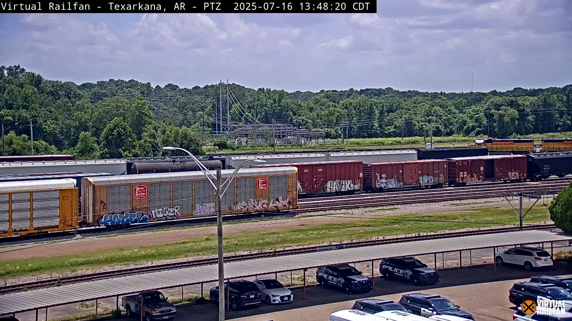 Texarkana Train Depot & Railroad Crossing Live Cam - Texarkana,Miller, Arkansas, USA 