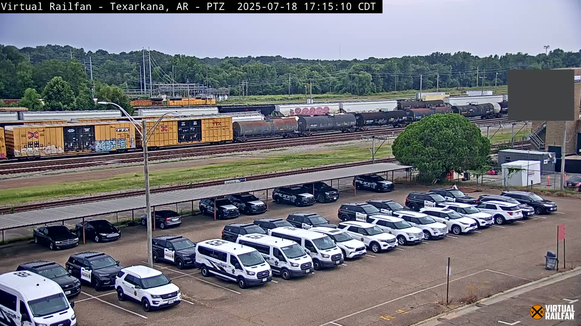 Texarkana Train Depot & Railroad Crossing Live Cam - Texarkana,Miller, Arkansas, USA 