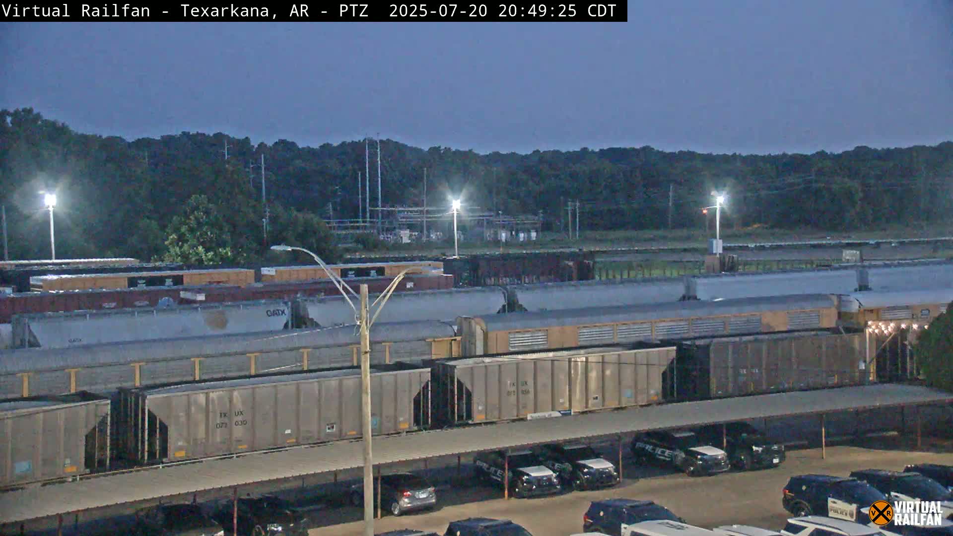 Texarkana Train Depot & Railroad Crossing Live Cam - Texarkana,Miller, Arkansas, USA 