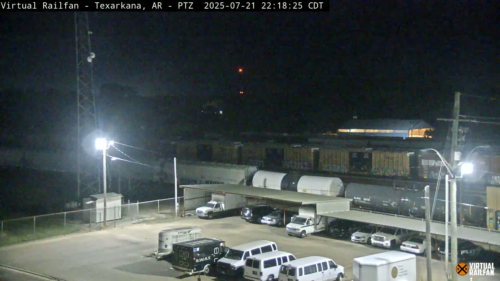 Texarkana Train Depot & Railroad Crossing Live Cam - Texarkana,Miller, Arkansas, USA 
