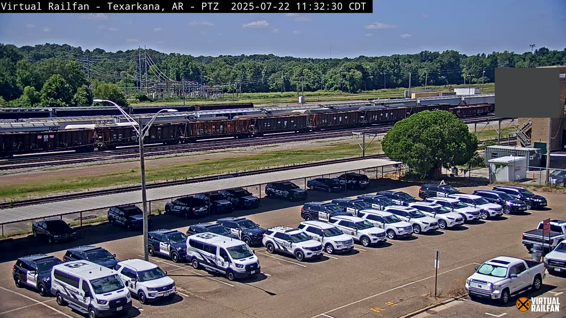 Texarkana Train Depot & Railroad Crossing Live Cam - Texarkana,Miller, Arkansas, USA 