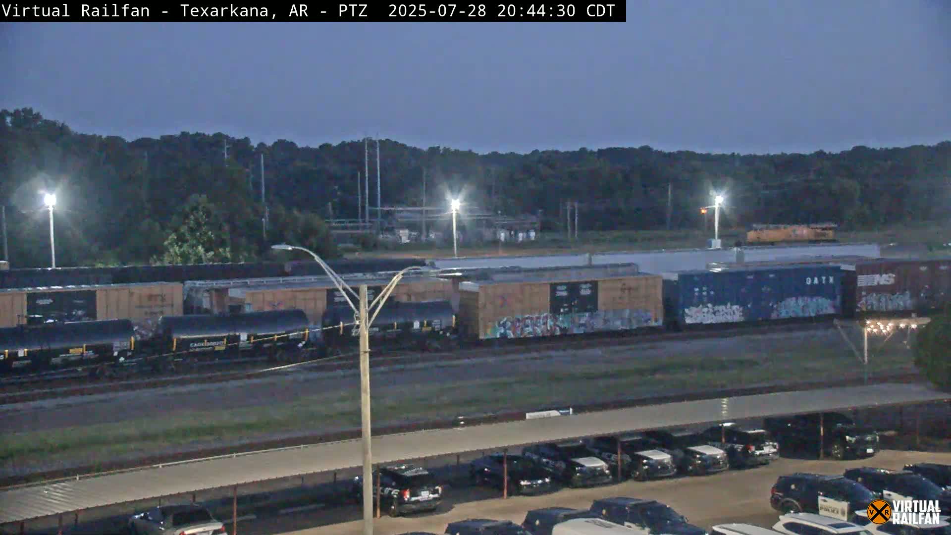 Texarkana Train Depot & Railroad Crossing Live Cam - Texarkana,Miller, Arkansas, USA 
