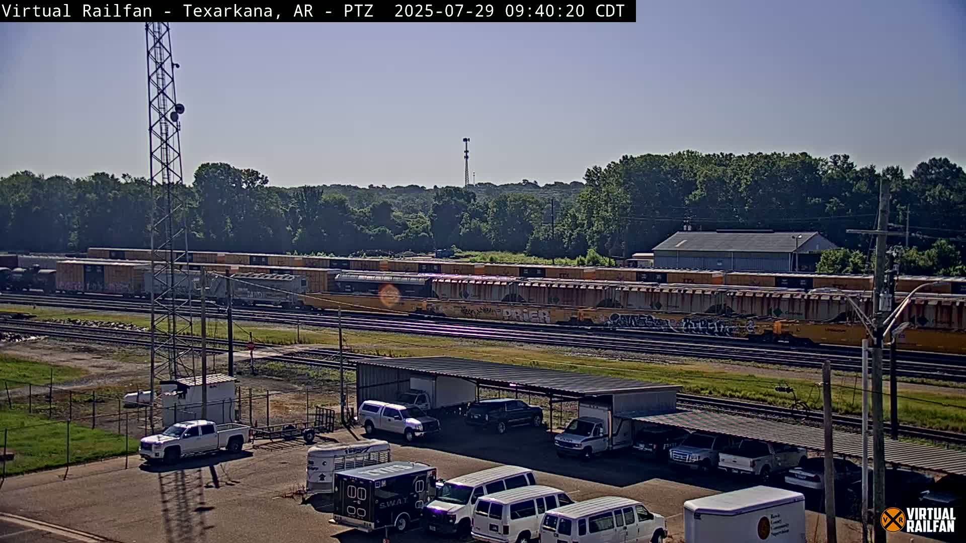 Texarkana Train Depot & Railroad Crossing Live Cam - Texarkana,Miller, Arkansas, USA 