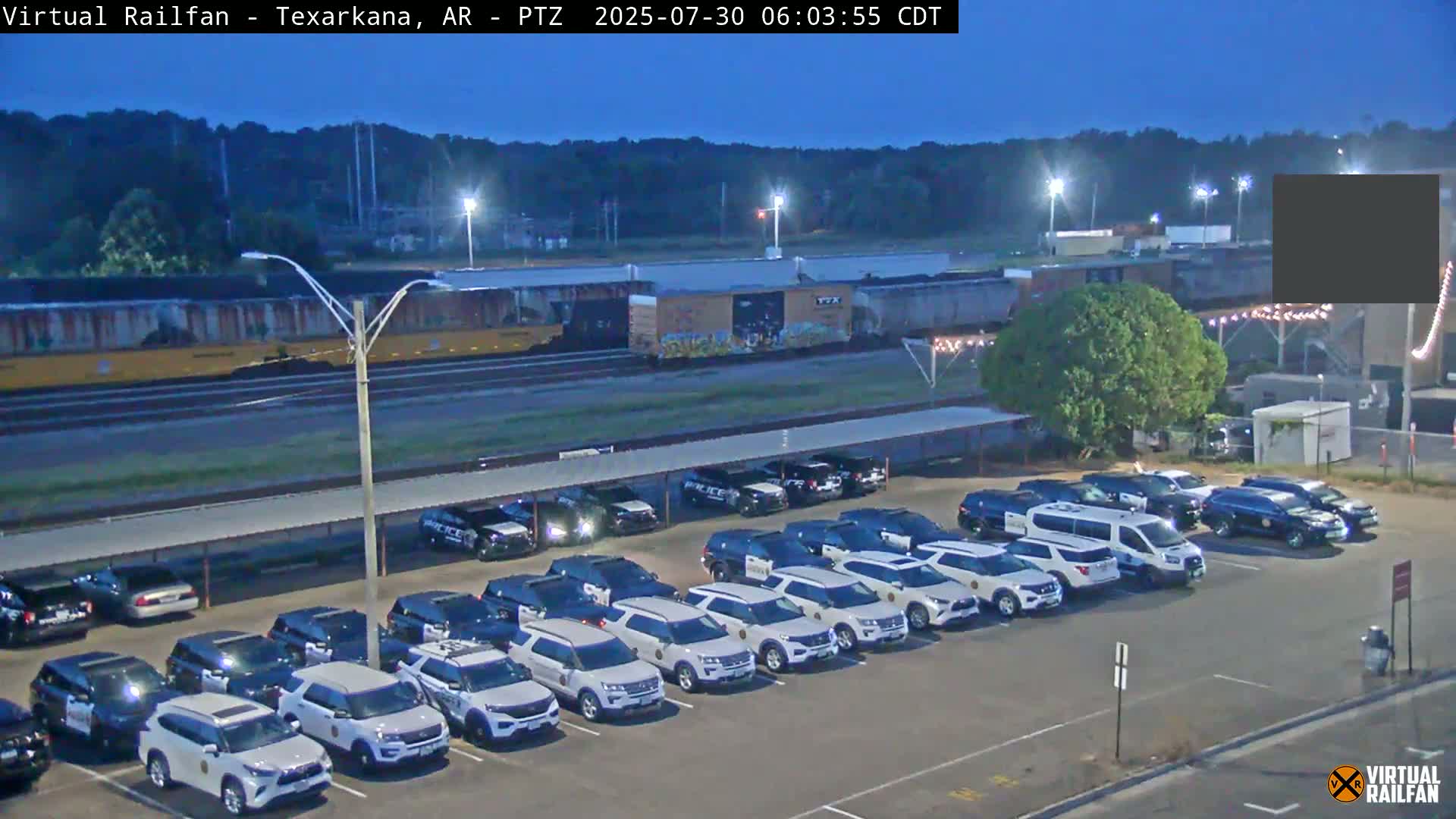 Texarkana Train Depot & Railroad Crossing Live Cam - Texarkana,Miller, Arkansas, USA 