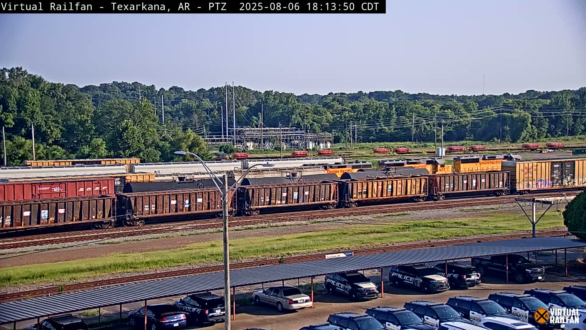 Texarkana Train Depot & Railroad Crossing Live Cam - Texarkana,Miller, Arkansas, USA