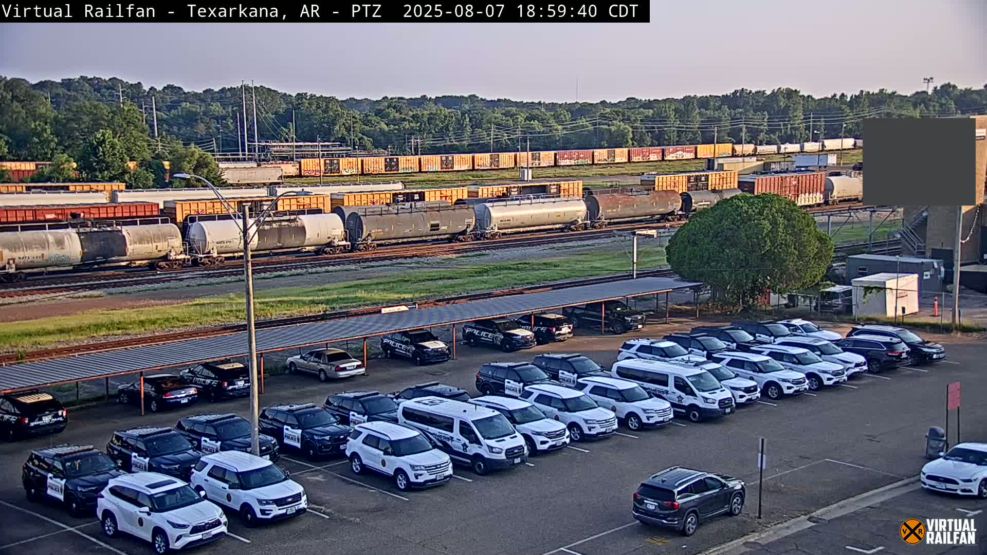 Texarkana Train Depot & Railroad Crossing Live Cam - Texarkana,Miller, Arkansas, USA 