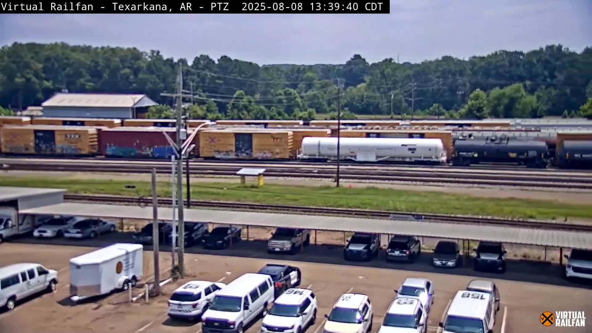 Texarkana Train Depot & Railroad Crossing Live Cam - Texarkana,Miller, Arkansas, USA 