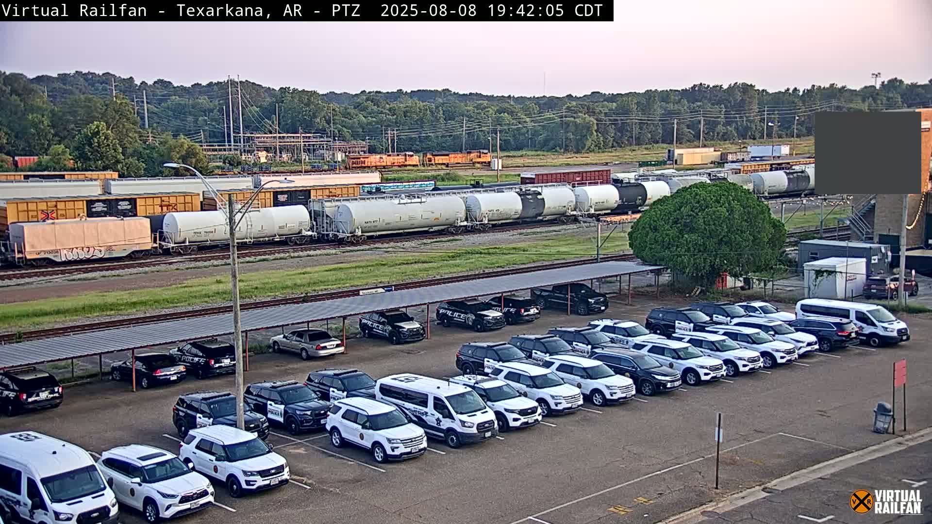 Texarkana Train Depot & Railroad Crossing Live Cam - Texarkana,Miller, Arkansas, USA 