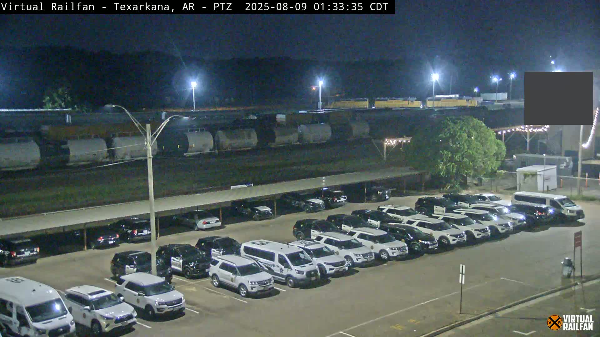 Texarkana Train Depot & Railroad Crossing Live Cam - Texarkana,Miller, Arkansas, USA 